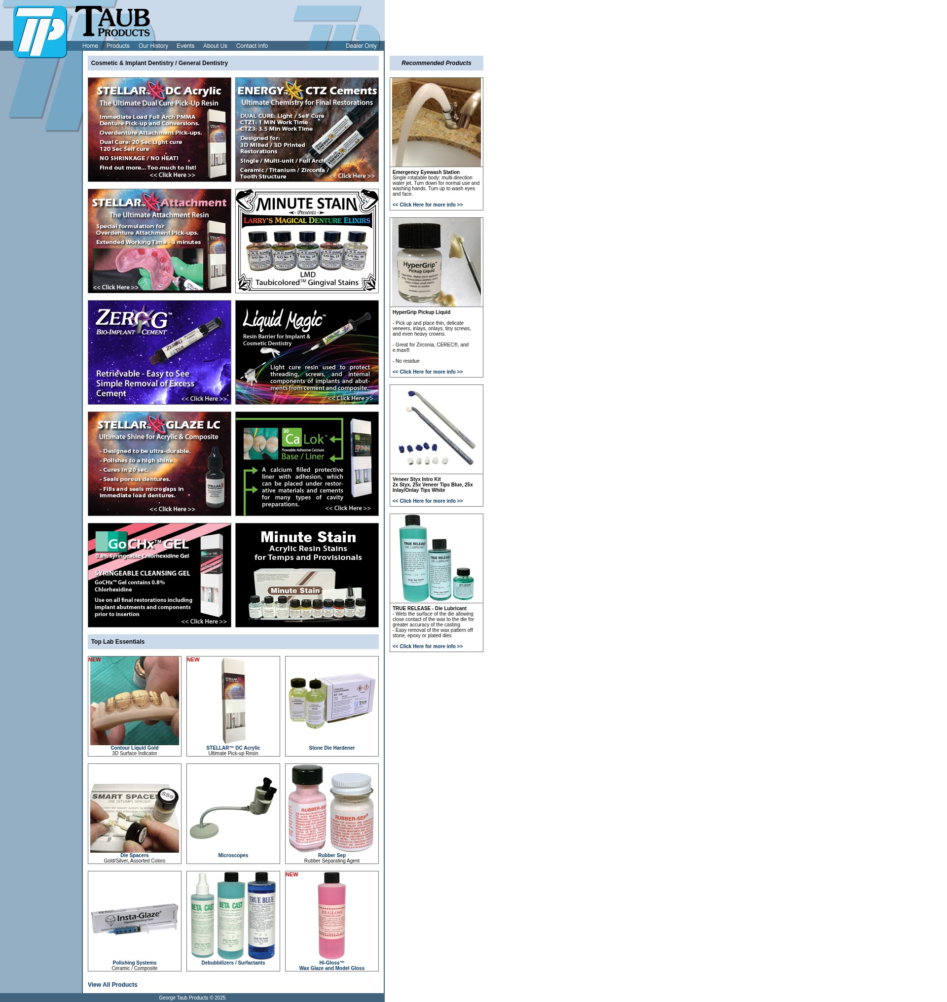 Screenshot of taubdental.com