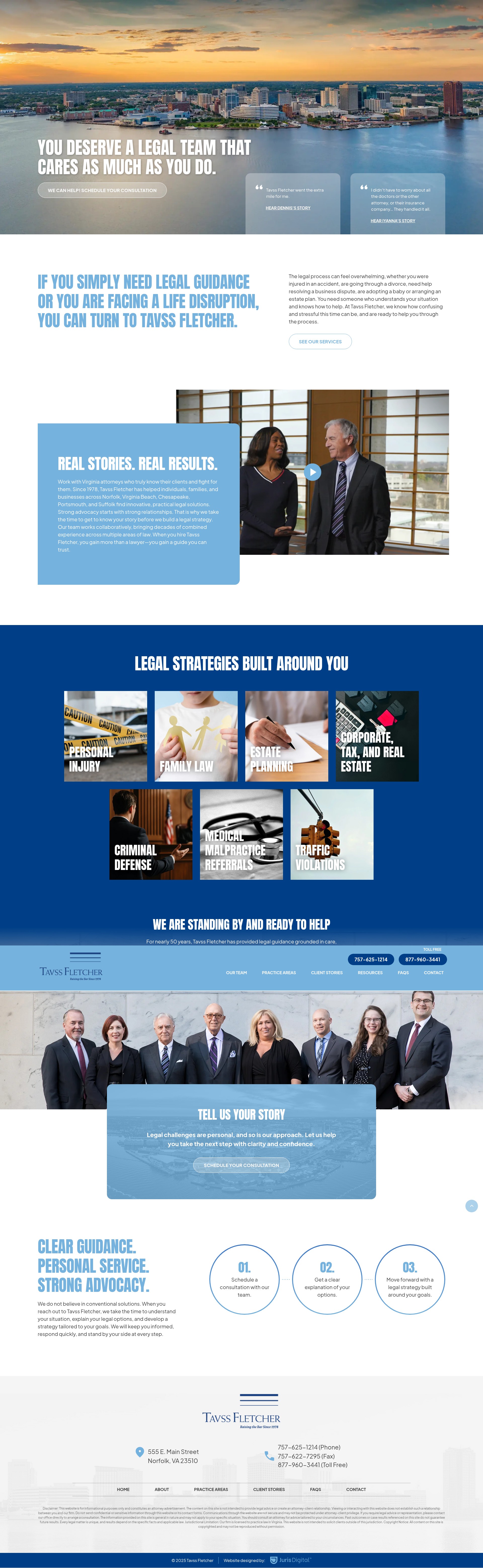 Screenshot of tavss.com