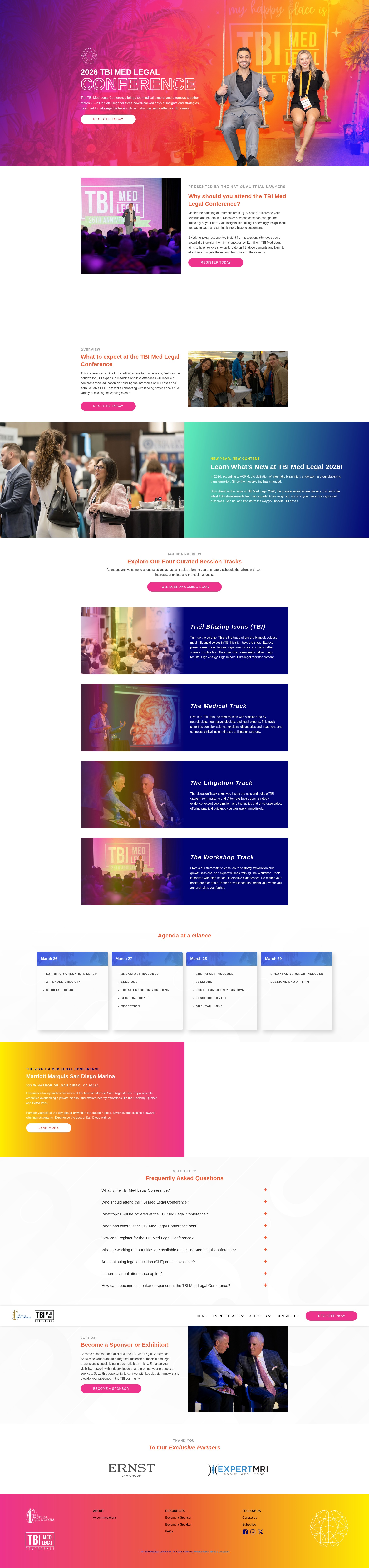Screenshot of tbimedlegal.law