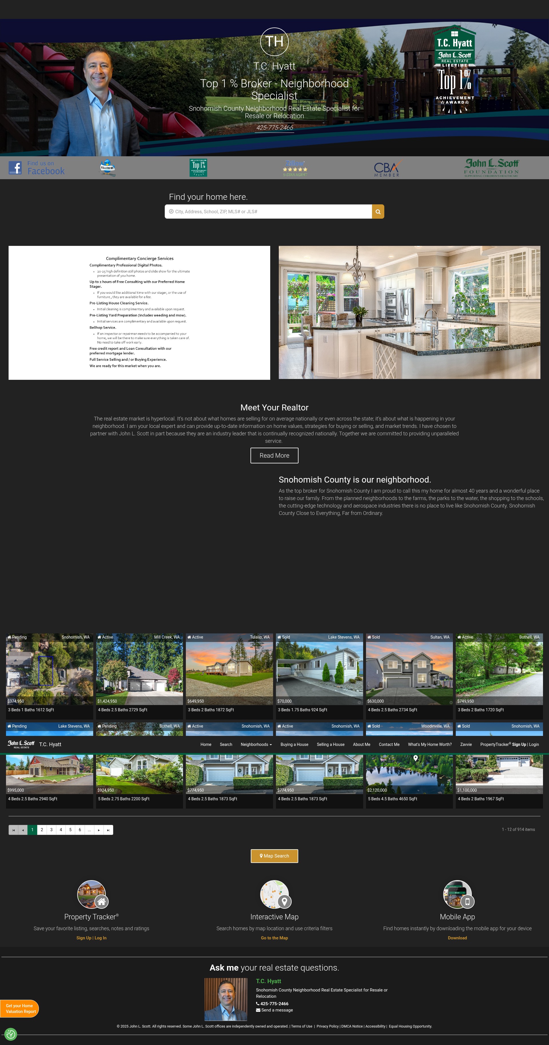 Screenshot of tchyatt.johnlscott.com