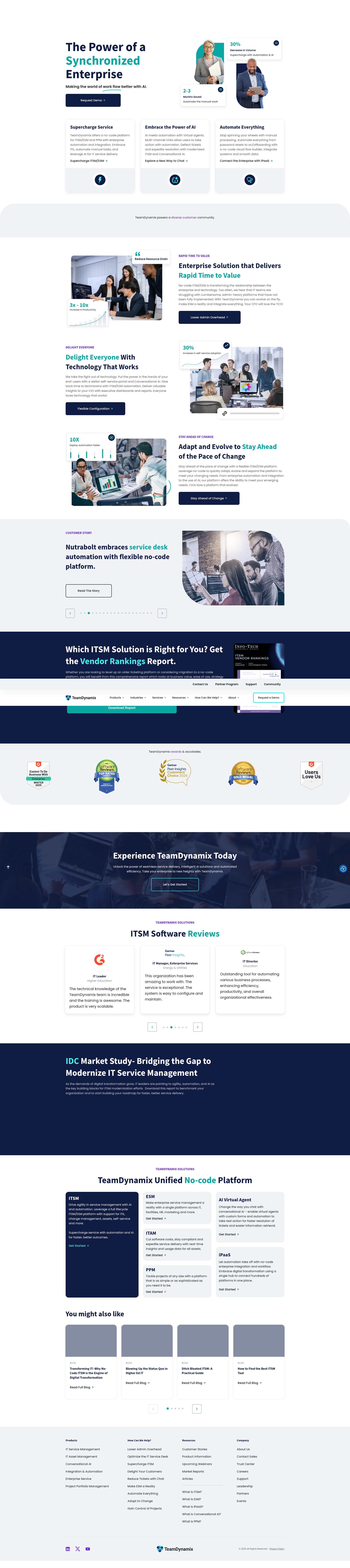 Screenshot of teamdynamix.com