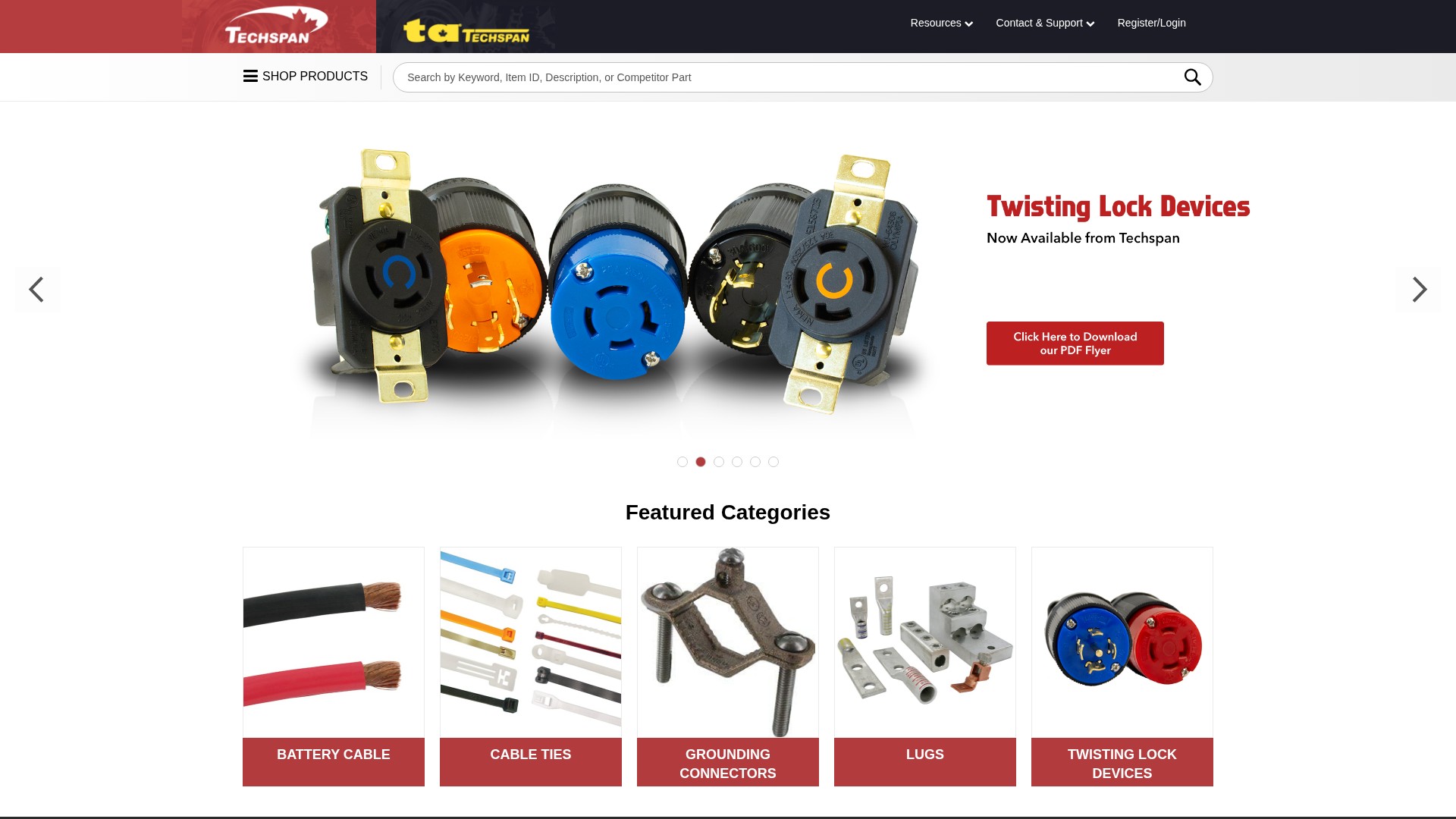 Screenshot of techspan.ca