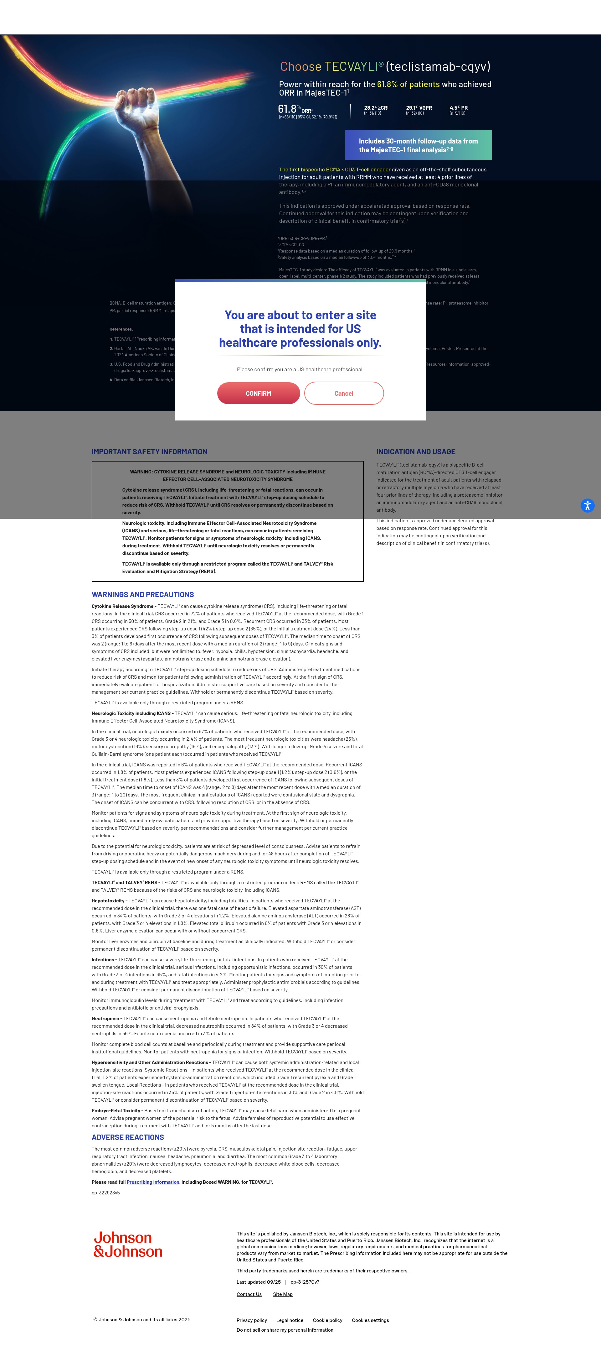 Screenshot of tecvaylihcp.com