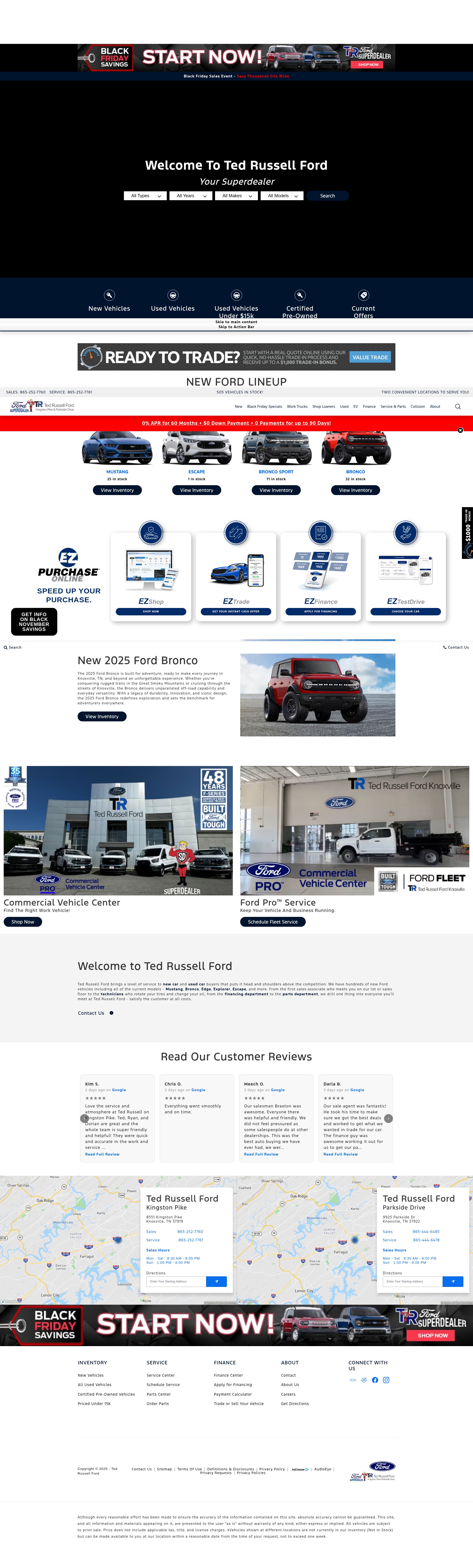 Screenshot of tedrussellford.net