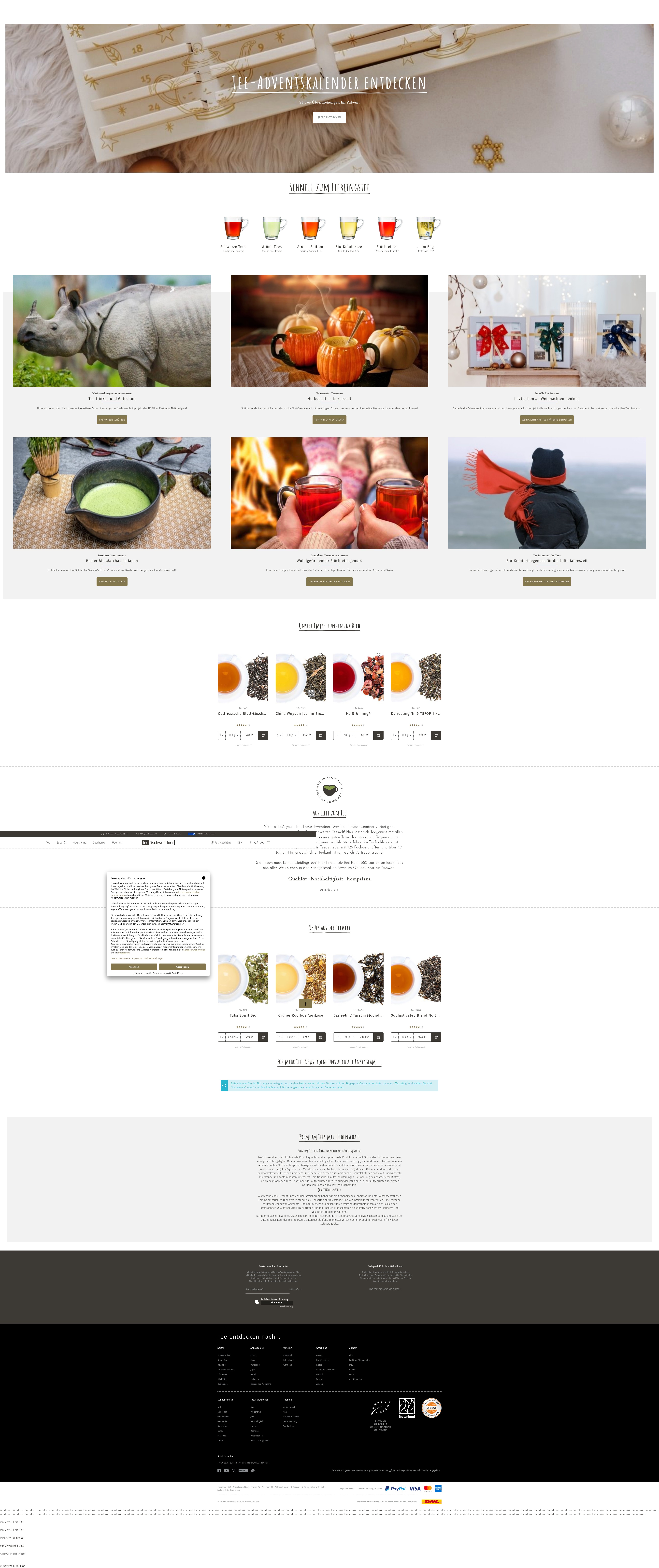 Screenshot of teegschwendner.de