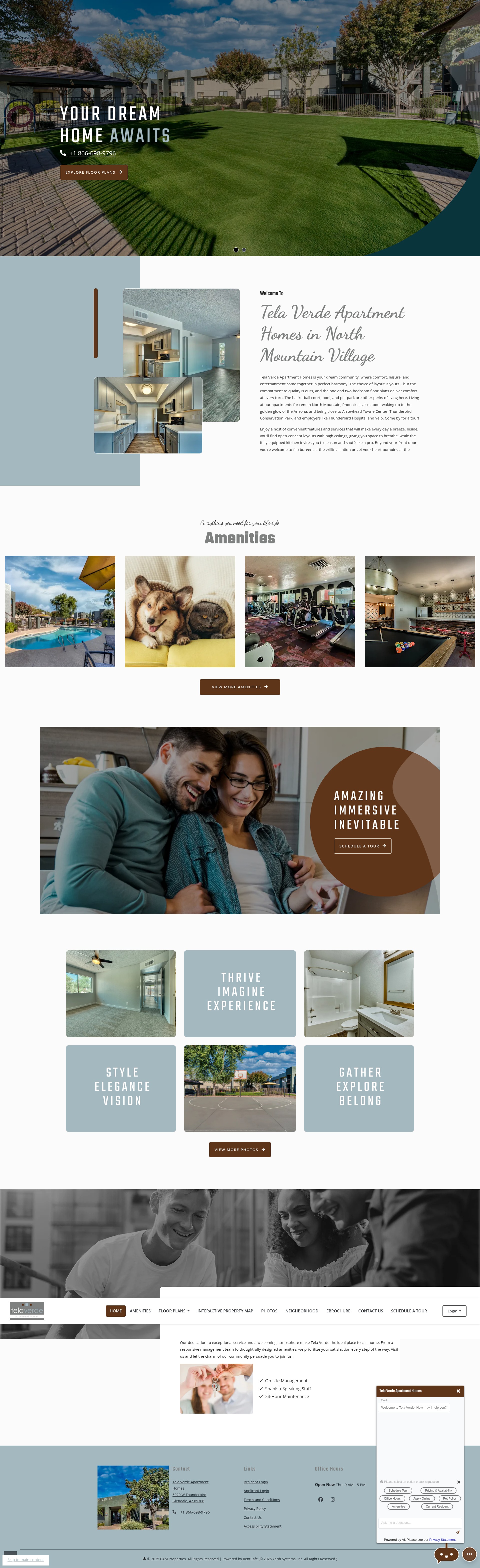 Screenshot of telaverdehomes.com