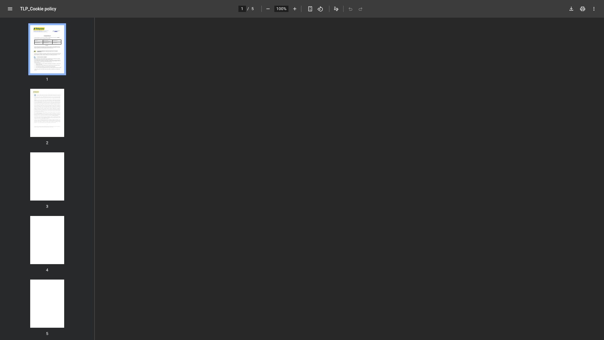 Screenshot of telepass.com