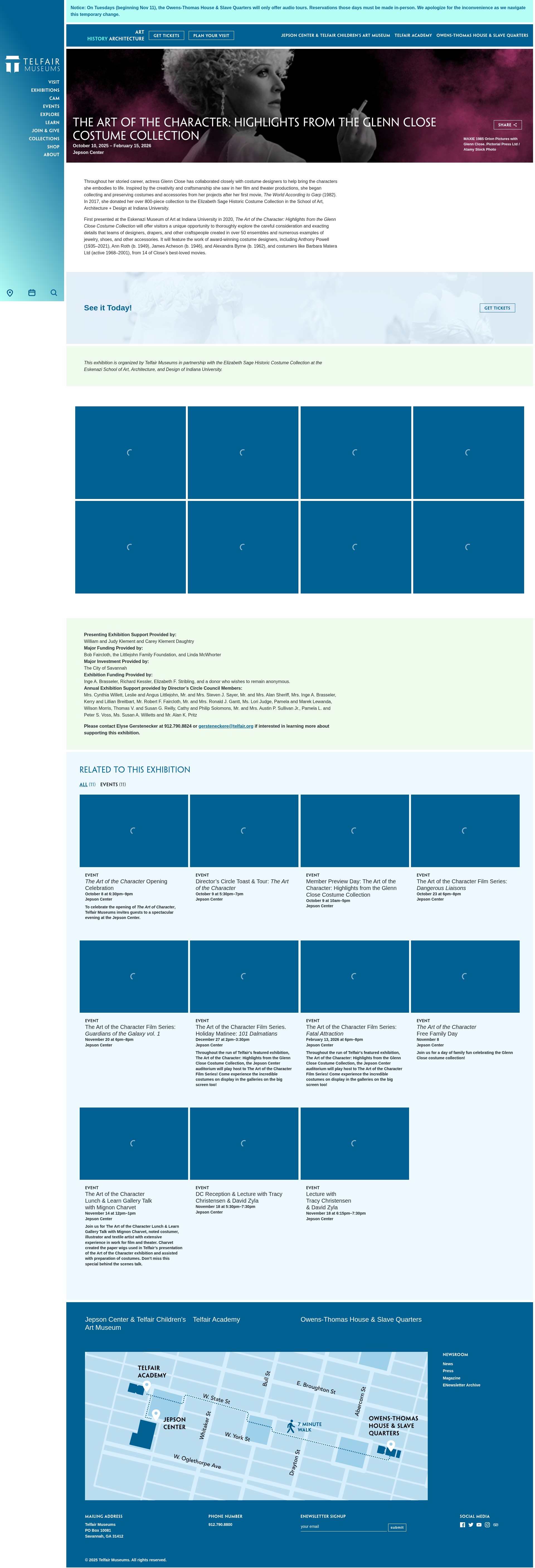 Screenshot of telfair.org