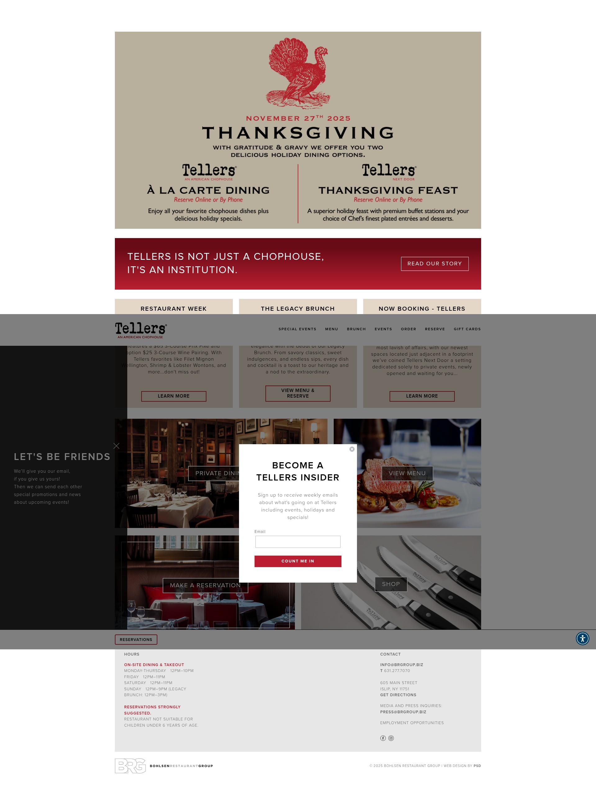 Screenshot of tellerschophouse.com