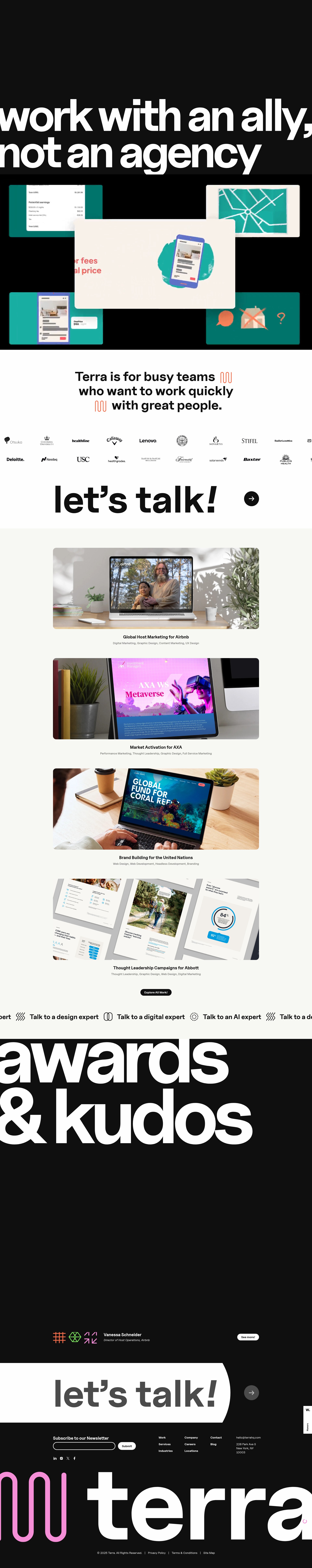 Screenshot of terrahq.com