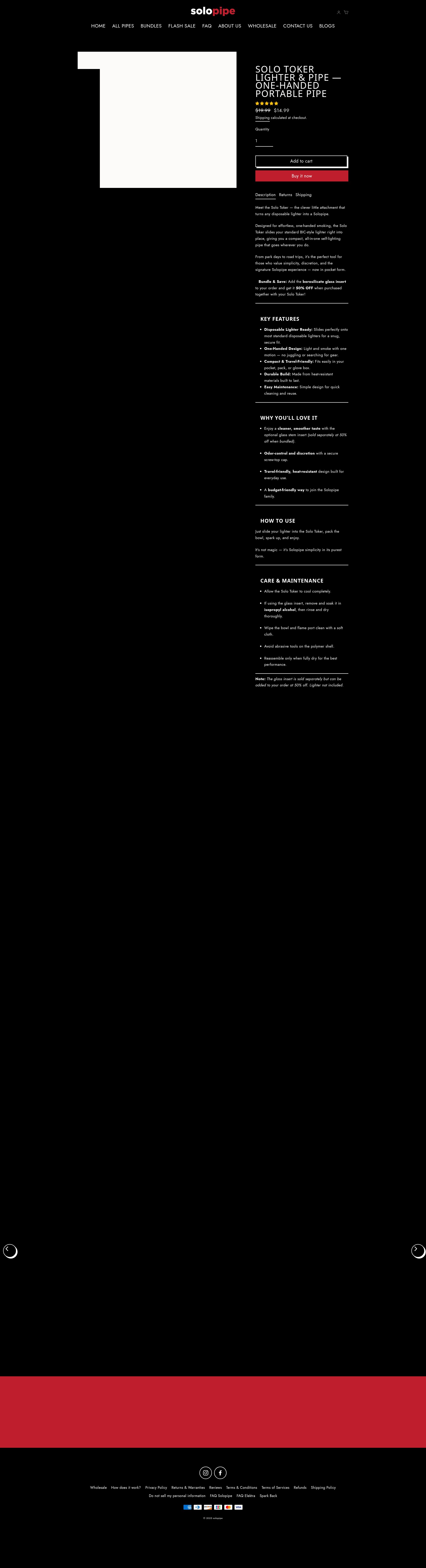 Screenshot of test-solopipe.myshopify.com