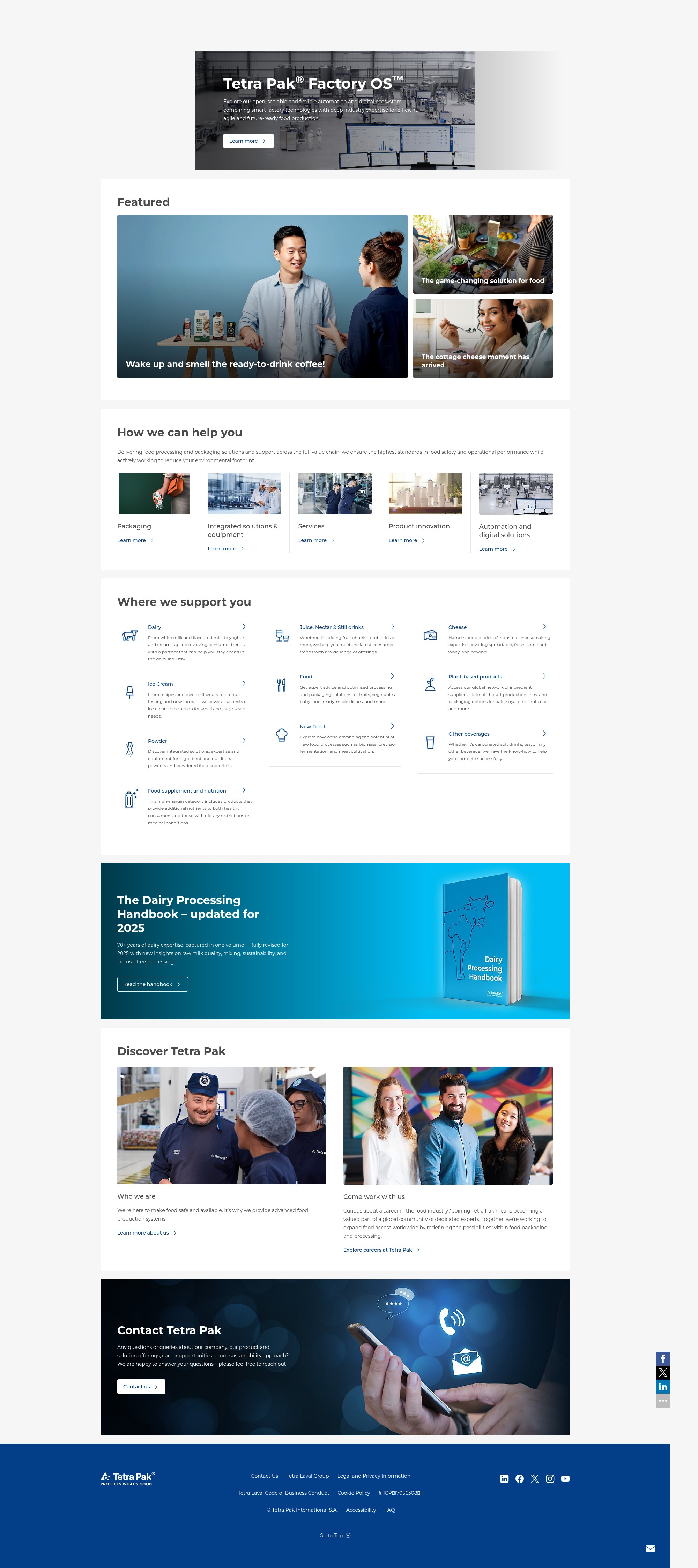 Screenshot of tetrapak.com