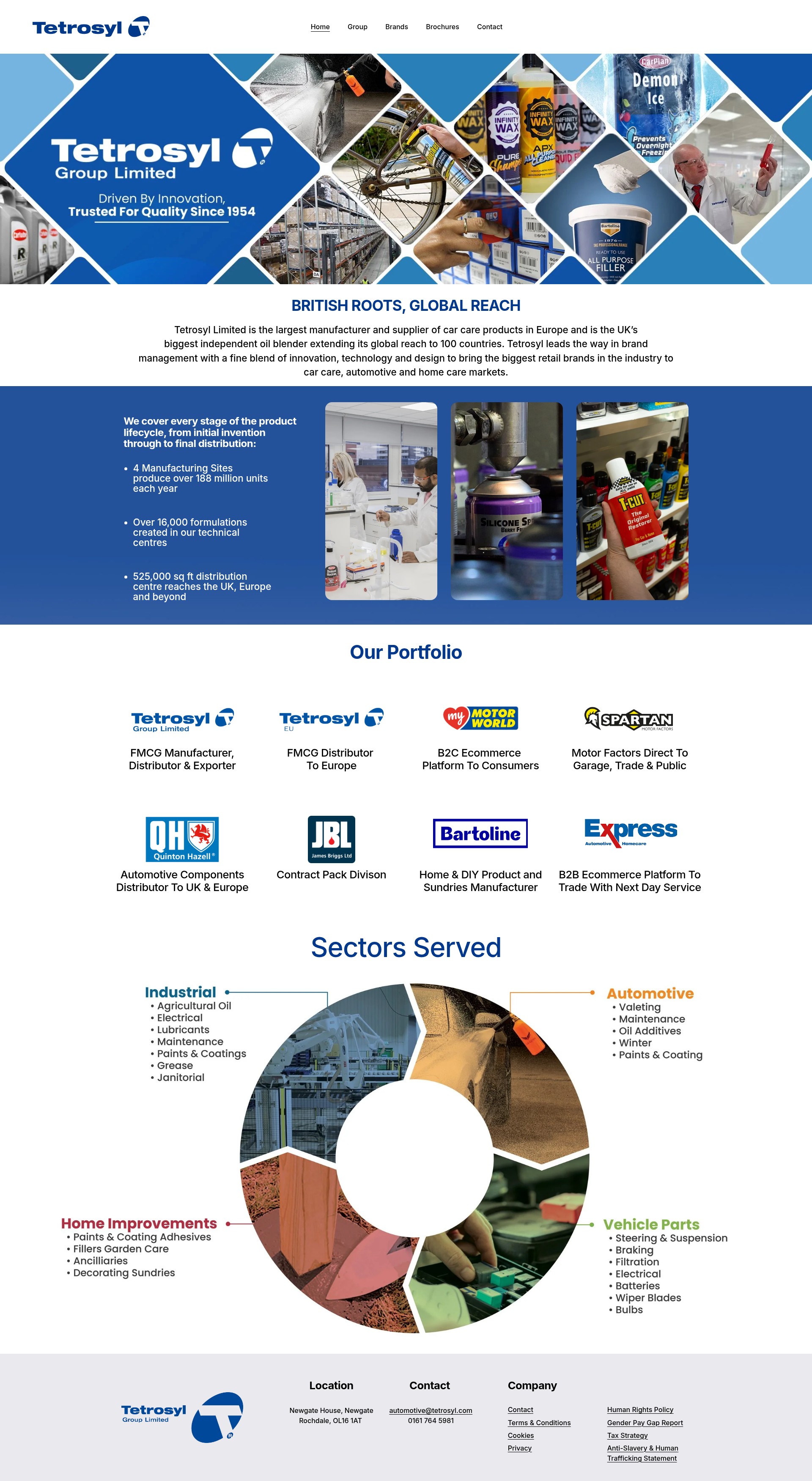 Screenshot of tetrosyl.com