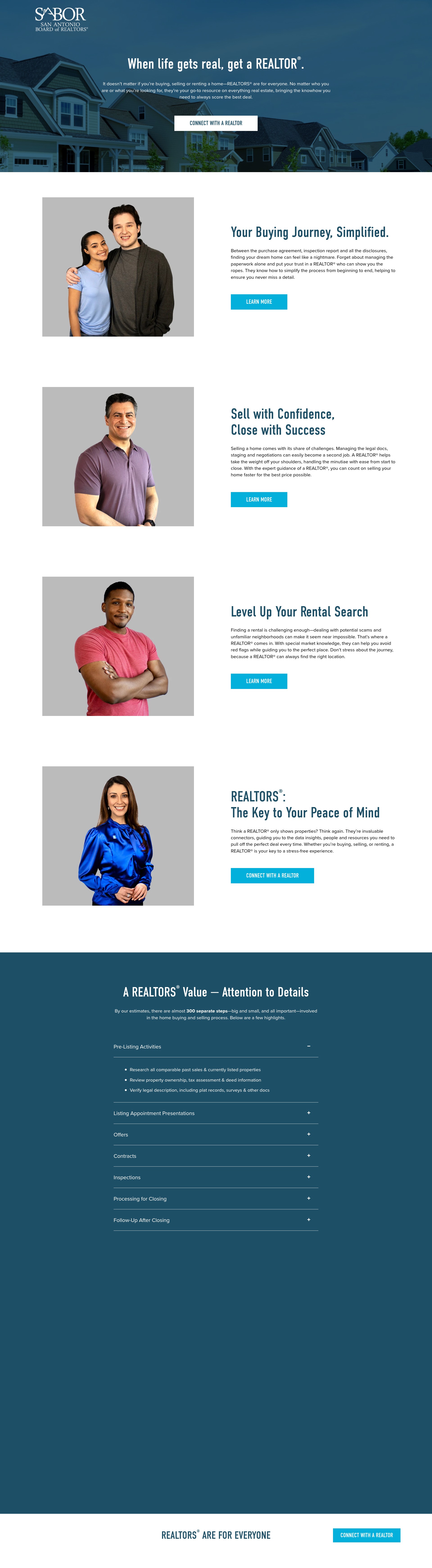 Screenshot of thatsarealtor.com