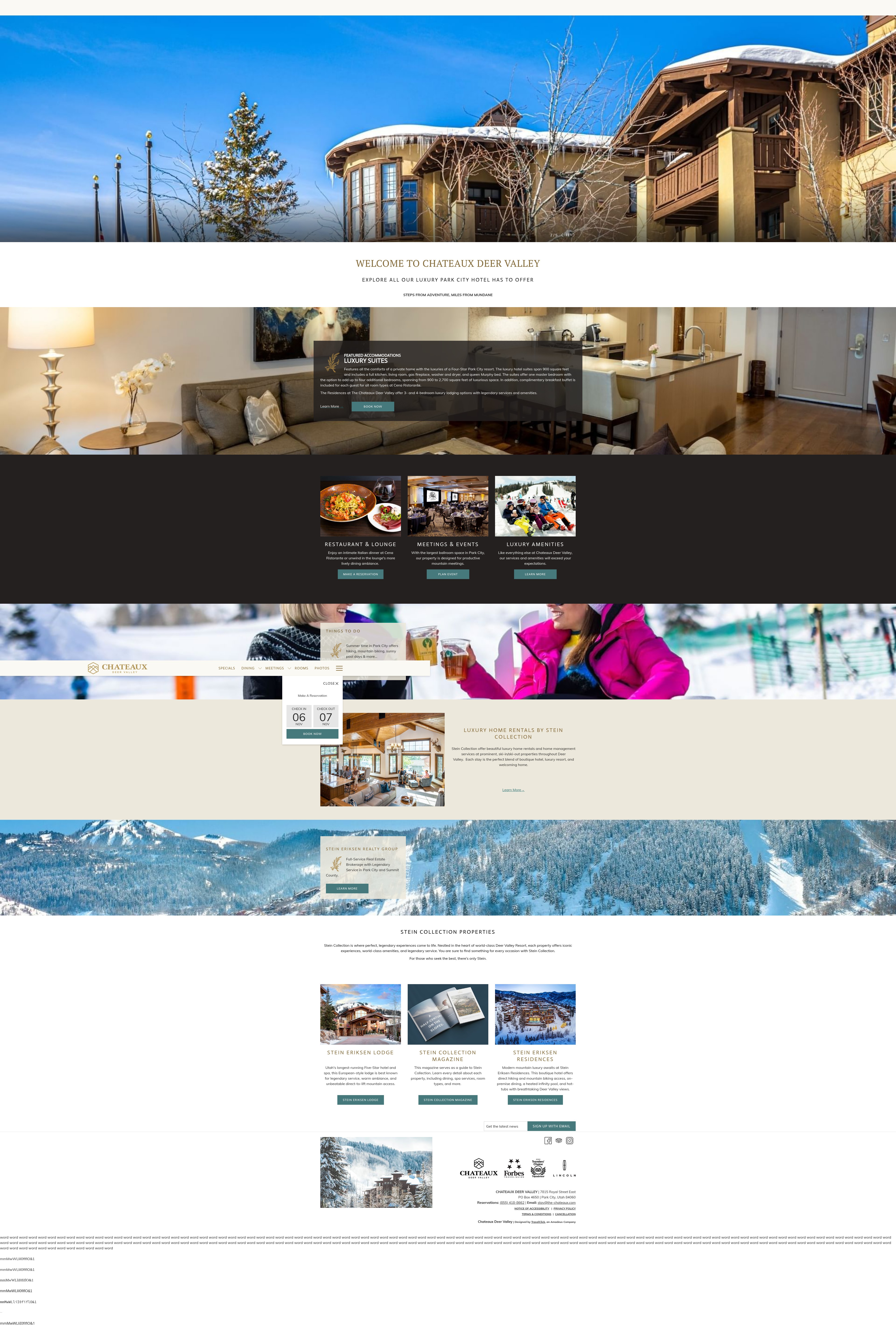 Screenshot of the-chateaux.com