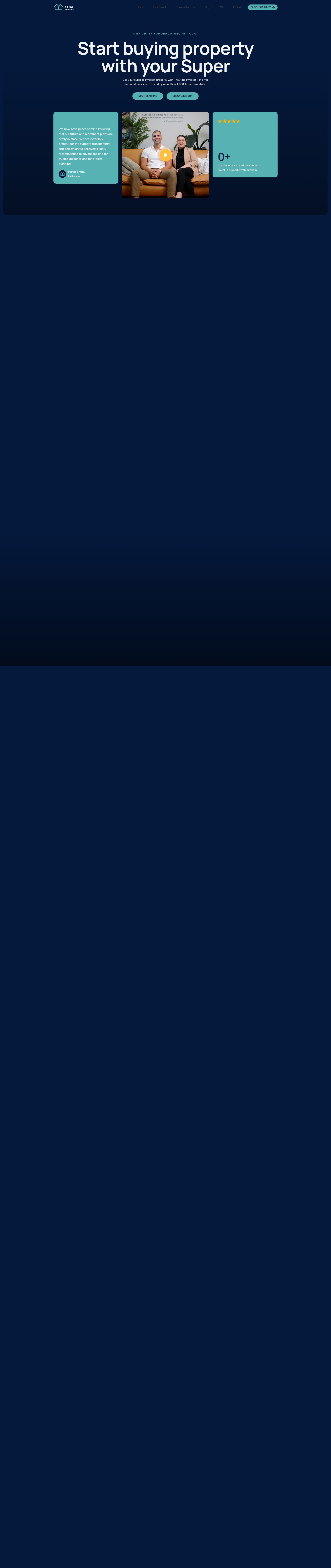 Screenshot of theableinvestor.com.au