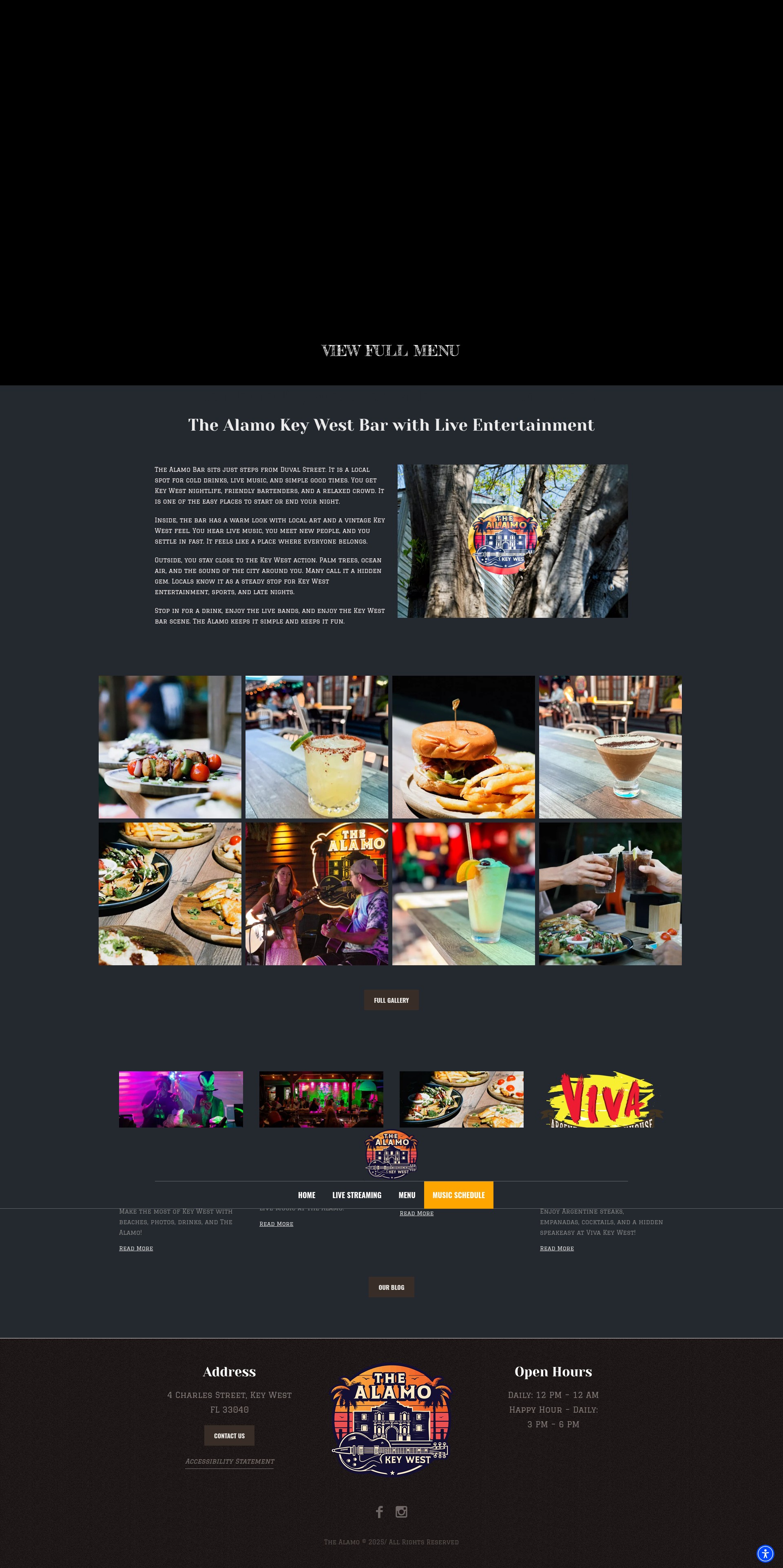 Screenshot of thealamo-keywest.com