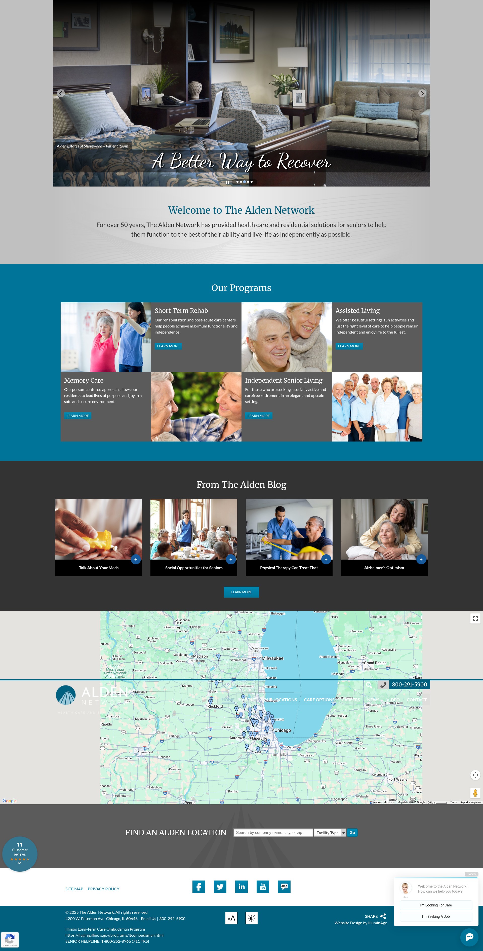 Screenshot of thealdennetwork.com