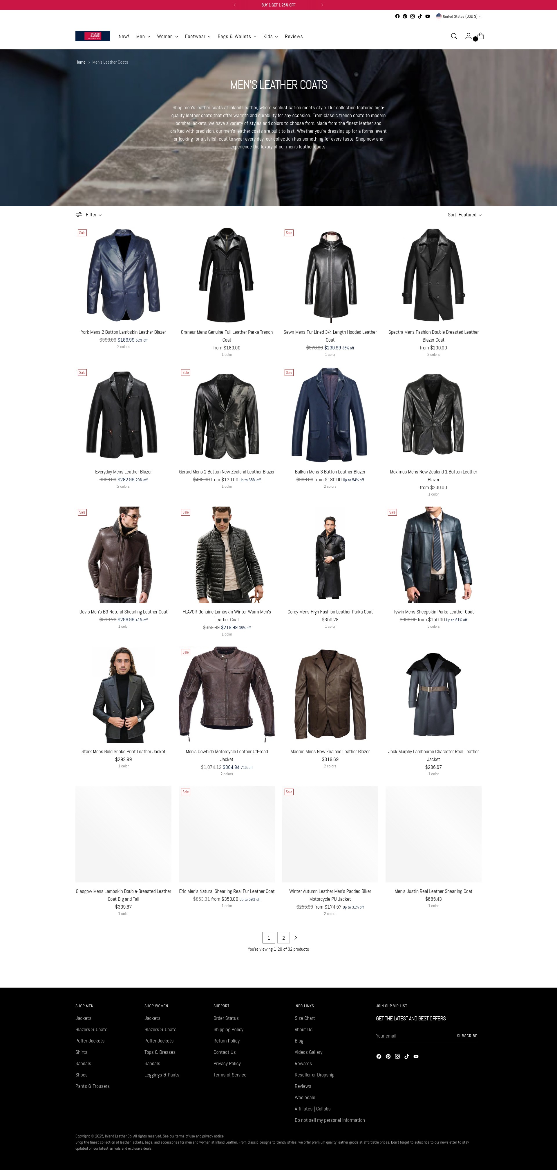 Screenshot of theaustin-leather.myshopify.com