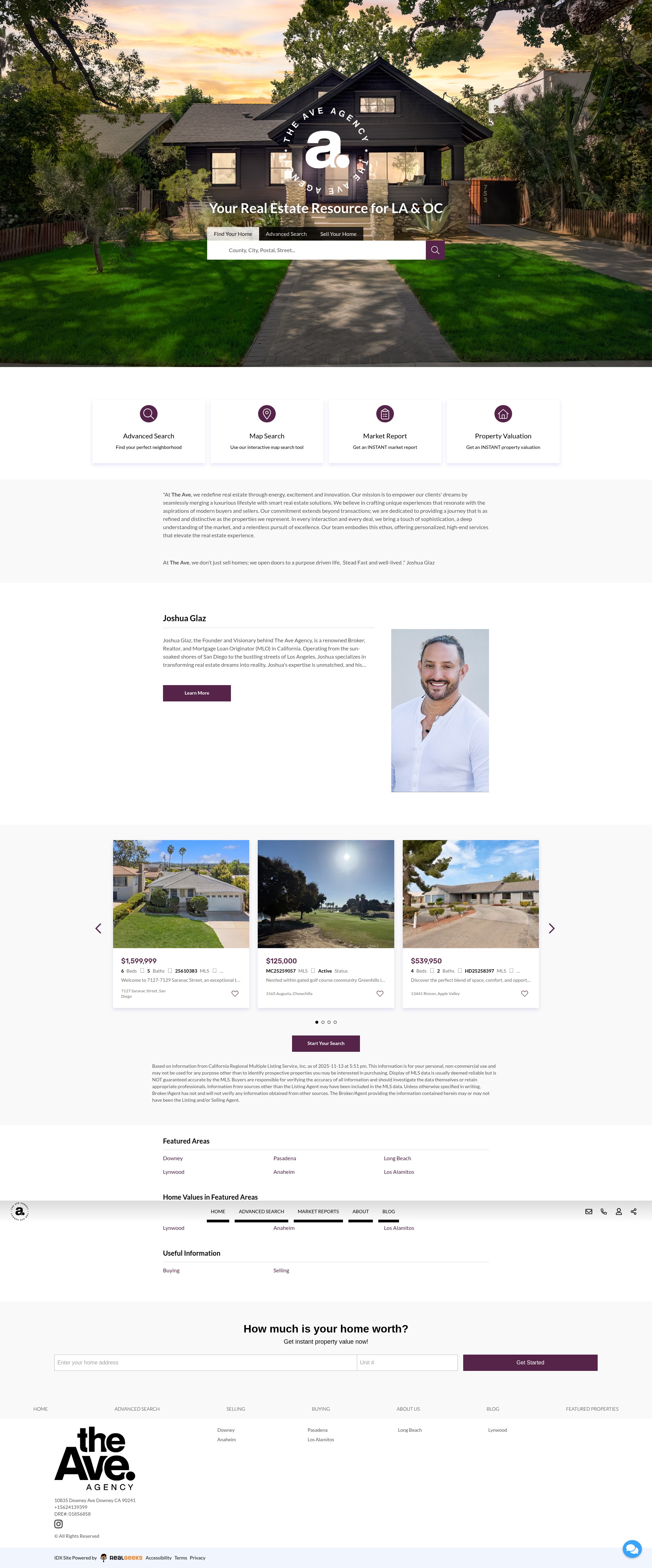 Screenshot of theave.agency