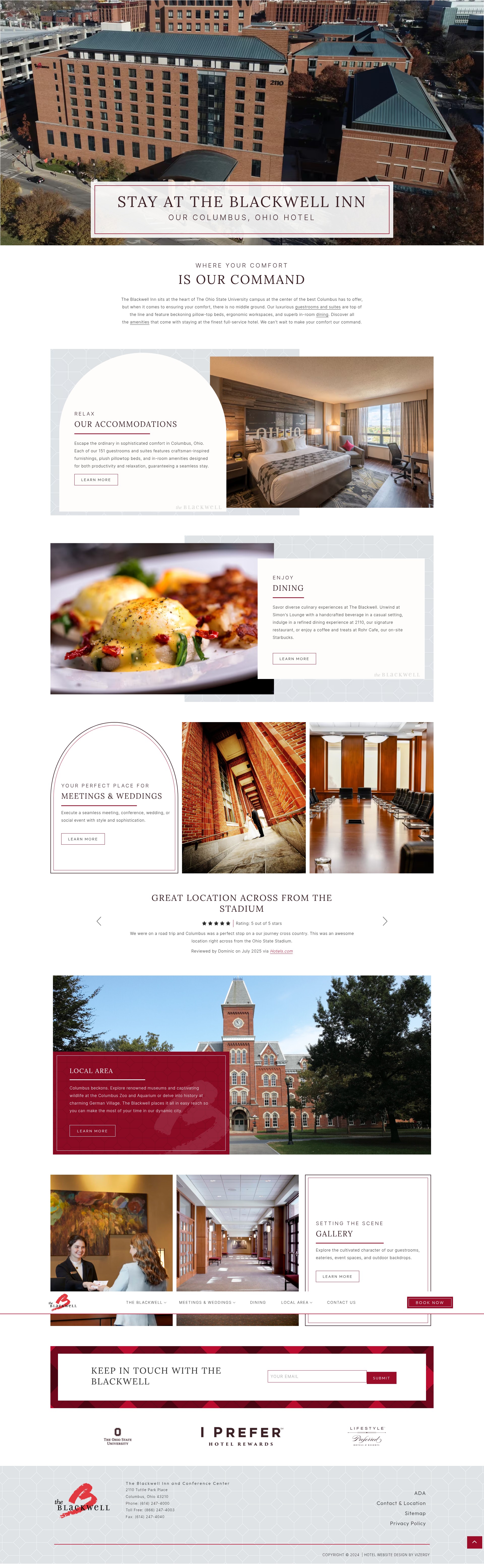 Screenshot of theblackwell.com