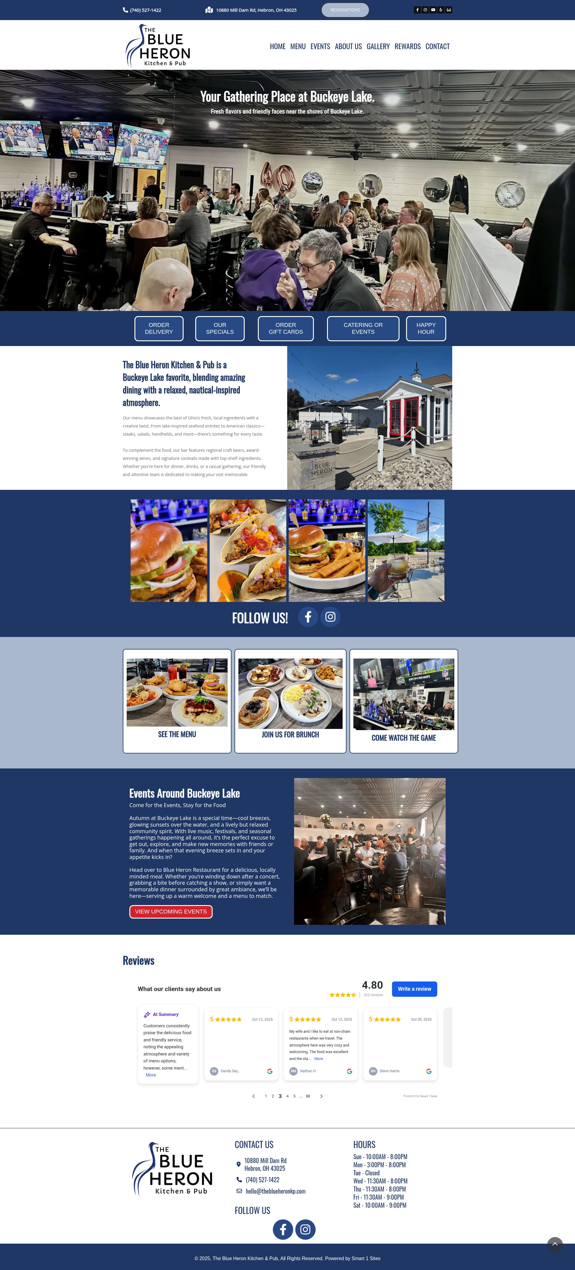 Screenshot of theblueheronkp.com