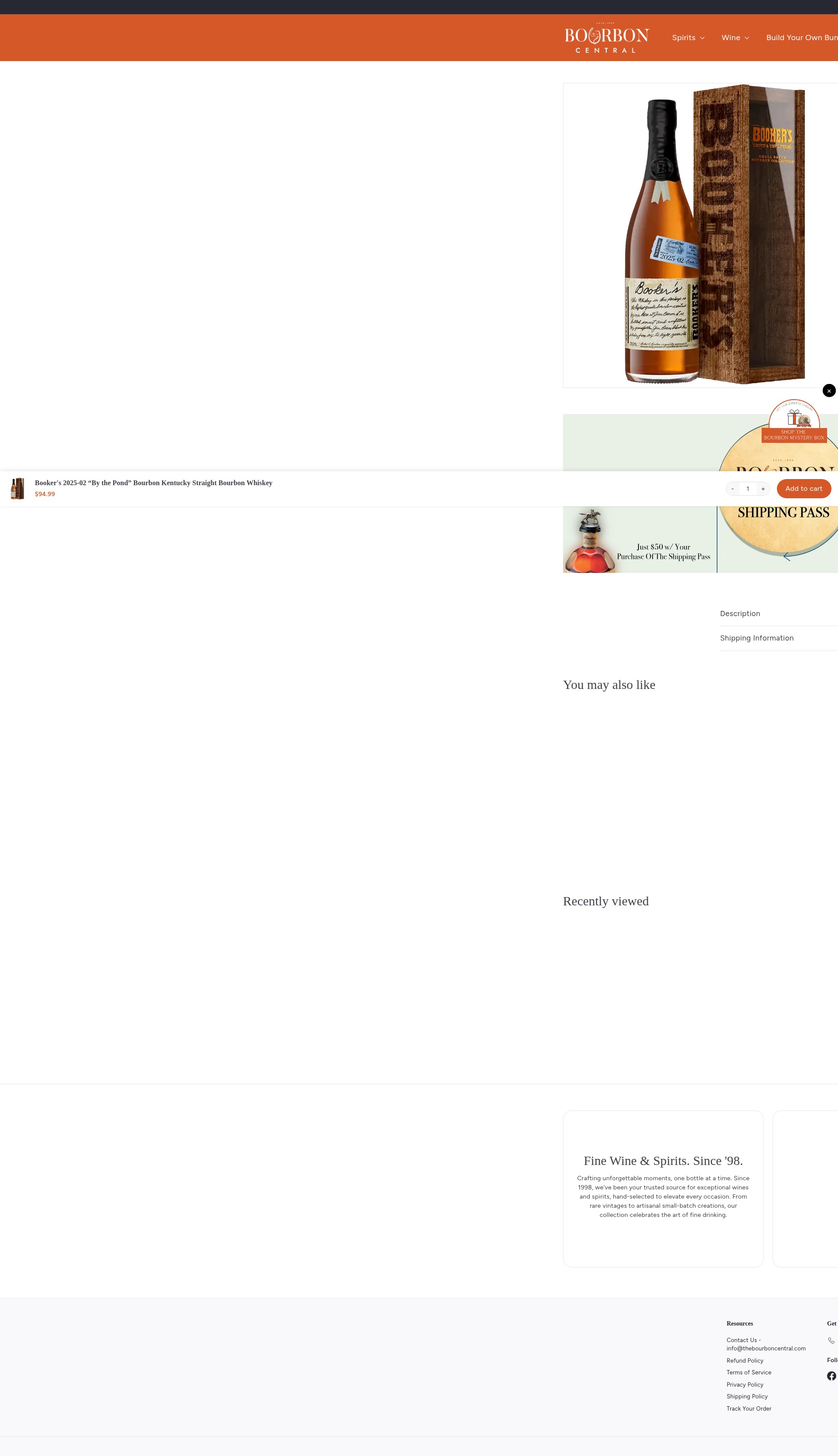 Screenshot of thebourboncentral.com