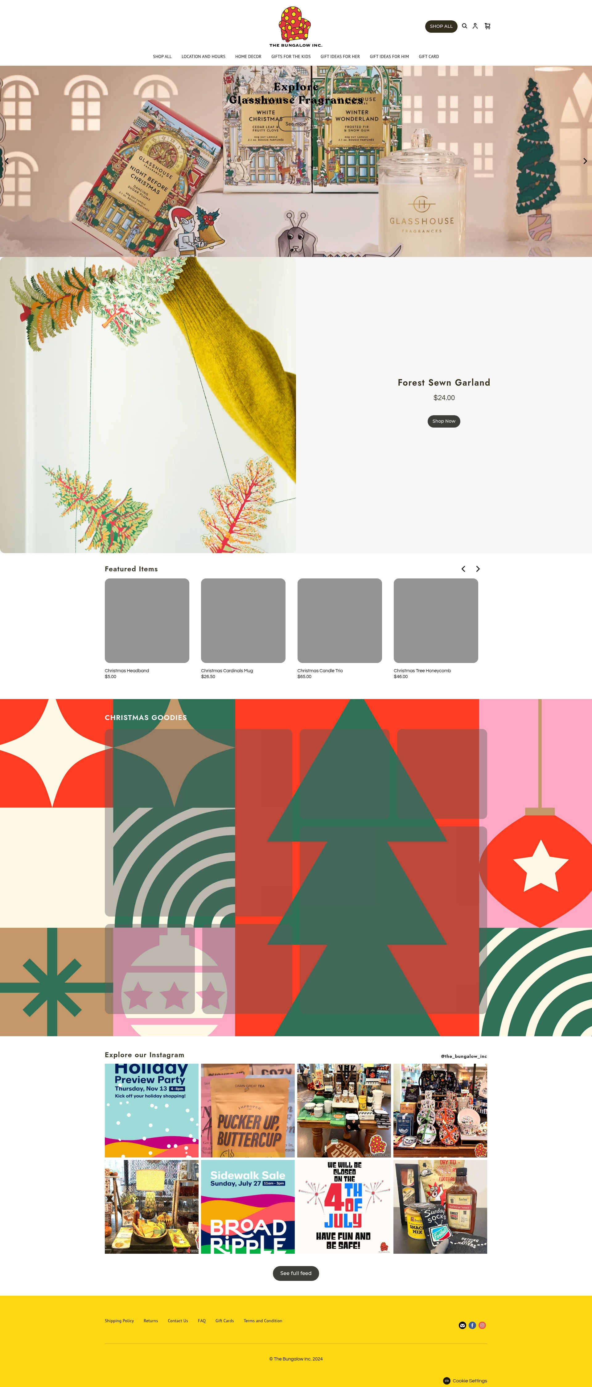 Screenshot of thebungalowinc.com