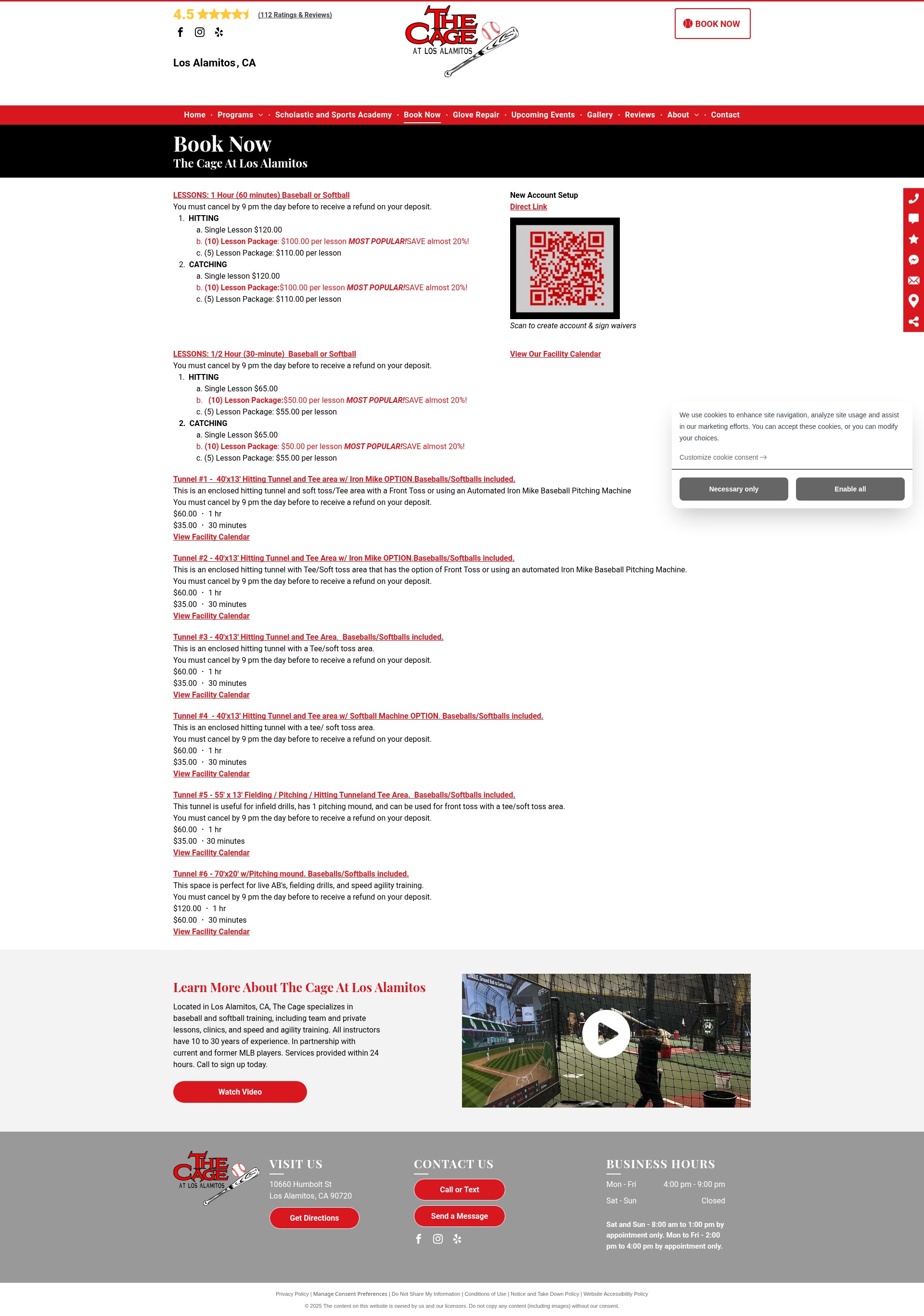 Screenshot of thecageatlosalamitos.com