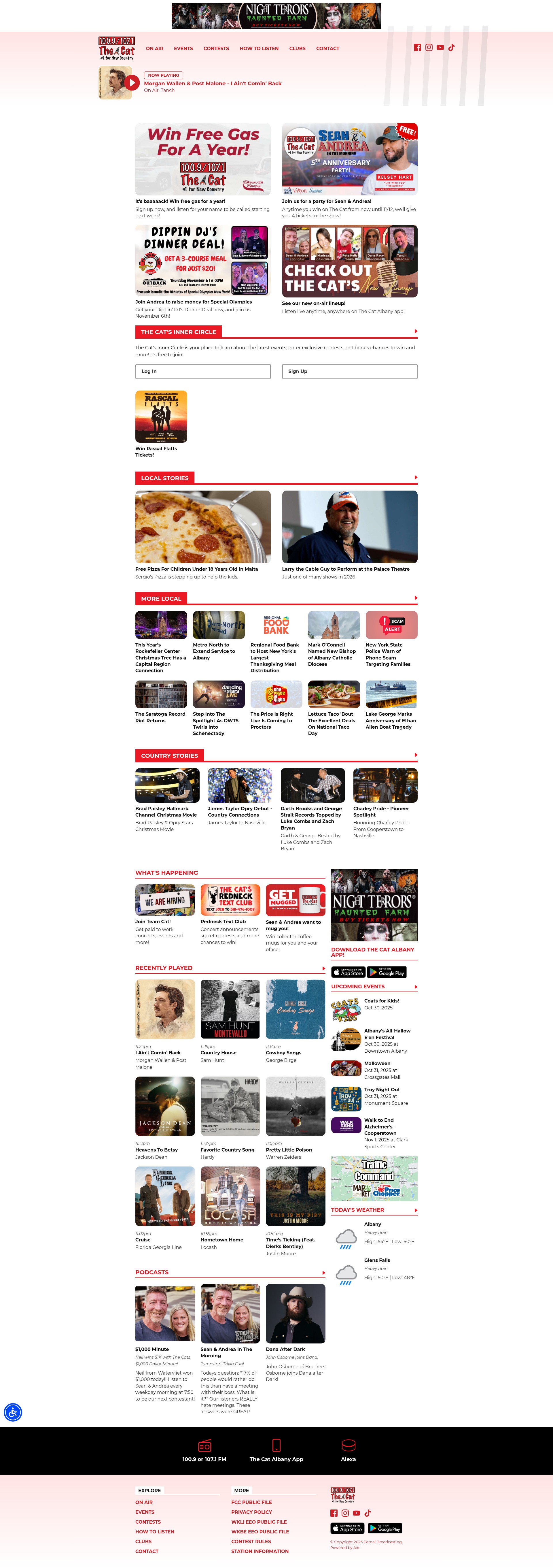 Screenshot of thecatalbany.com
