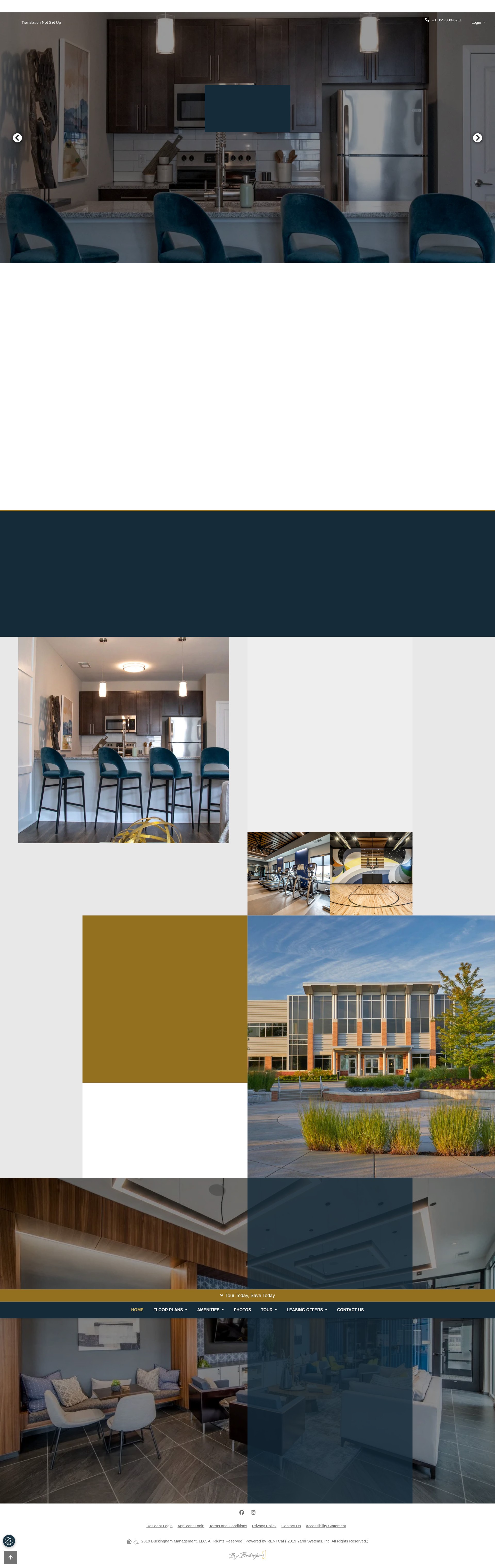 Screenshot of thecenturyapartments.com