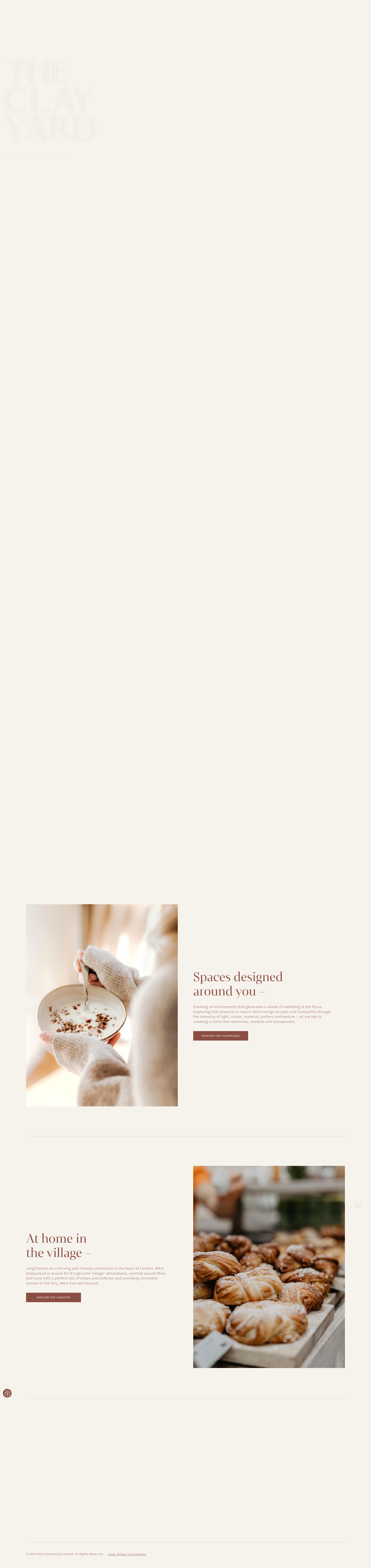 Screenshot of theclayyard.co.uk