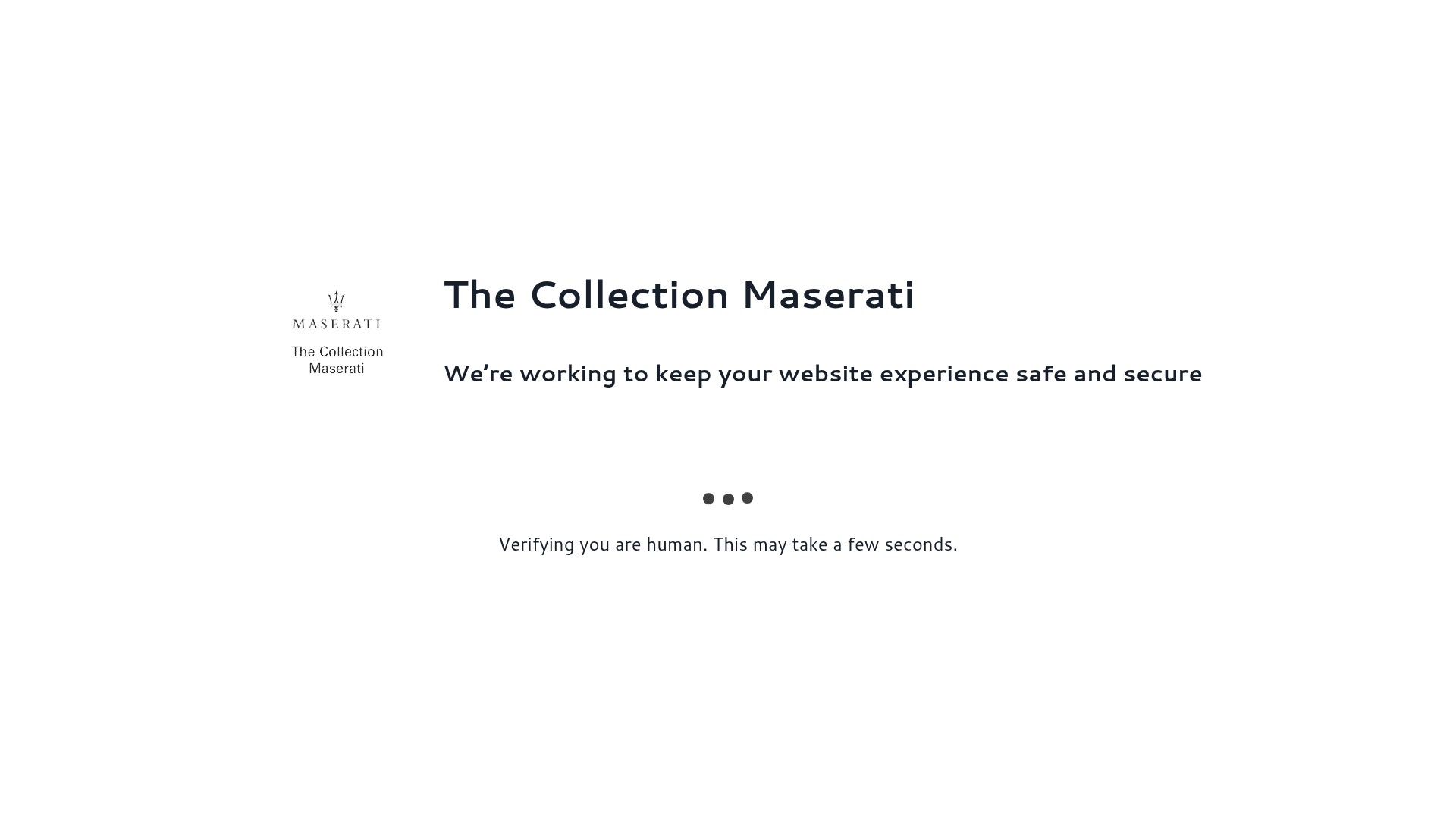 Screenshot of thecollectionmaseratimiami.com