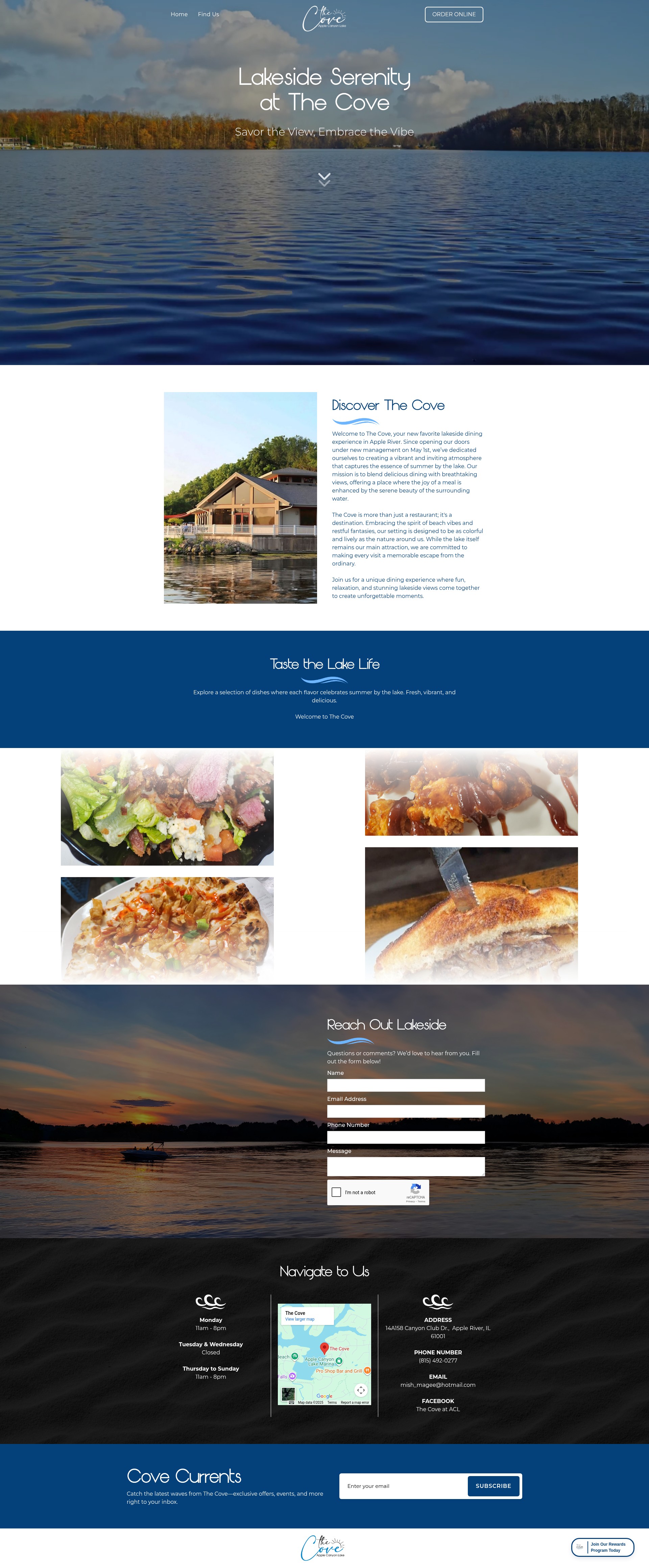 Screenshot of thecoveacl.com