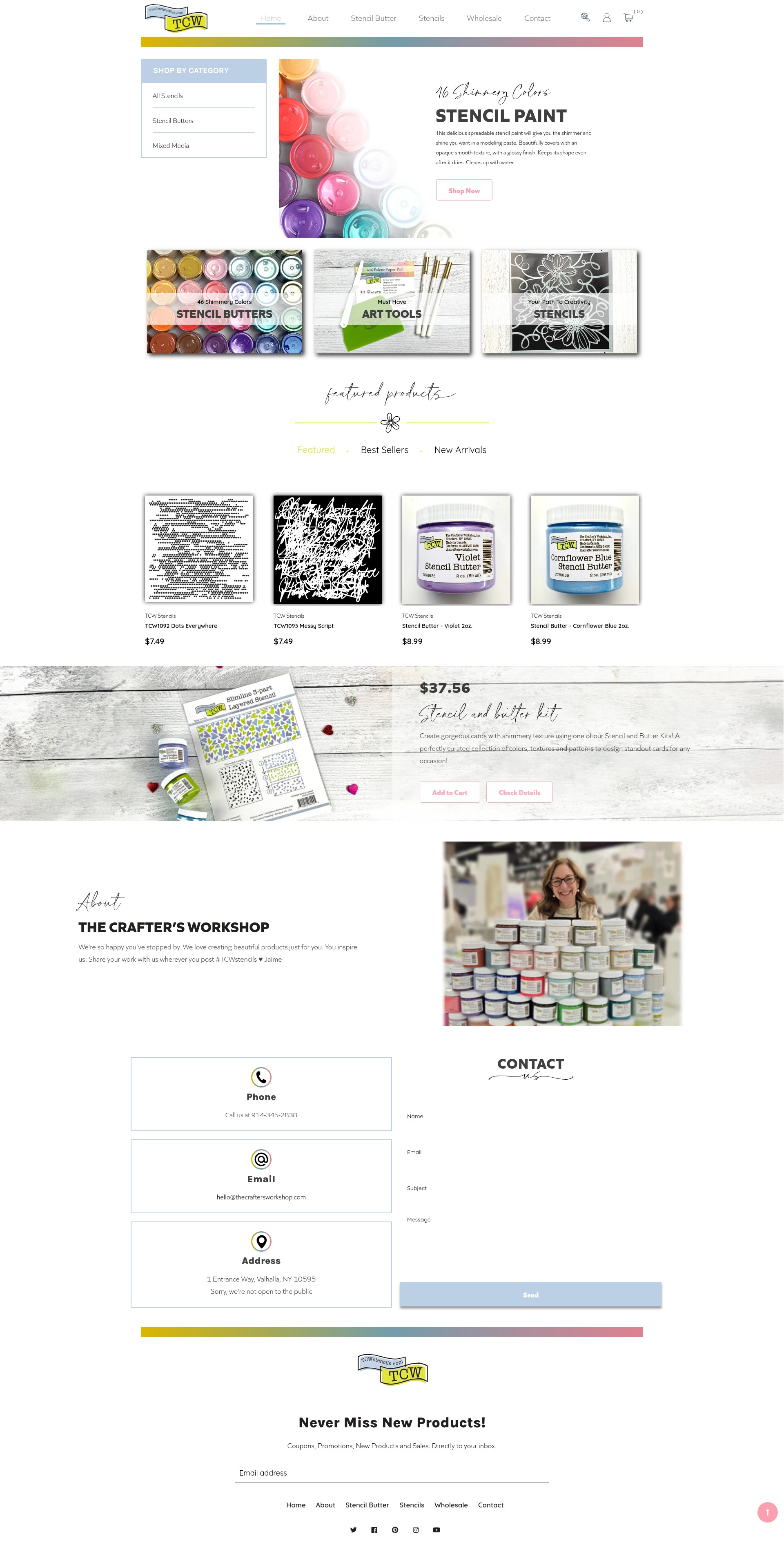 Screenshot of thecraftersworkshop.com
