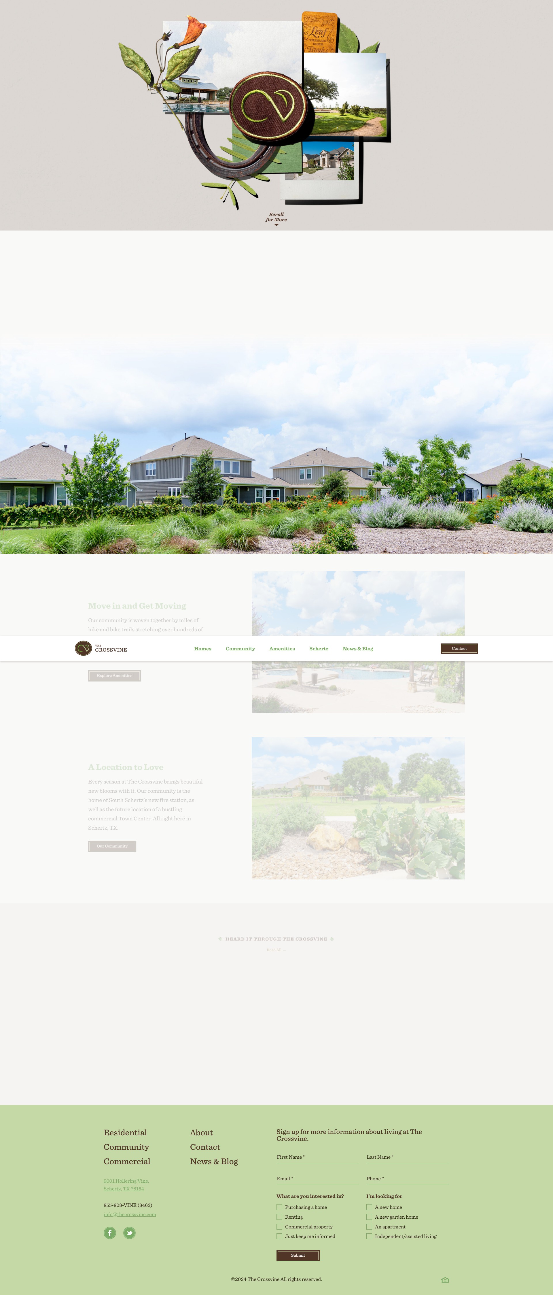 Screenshot of thecrossvine.com