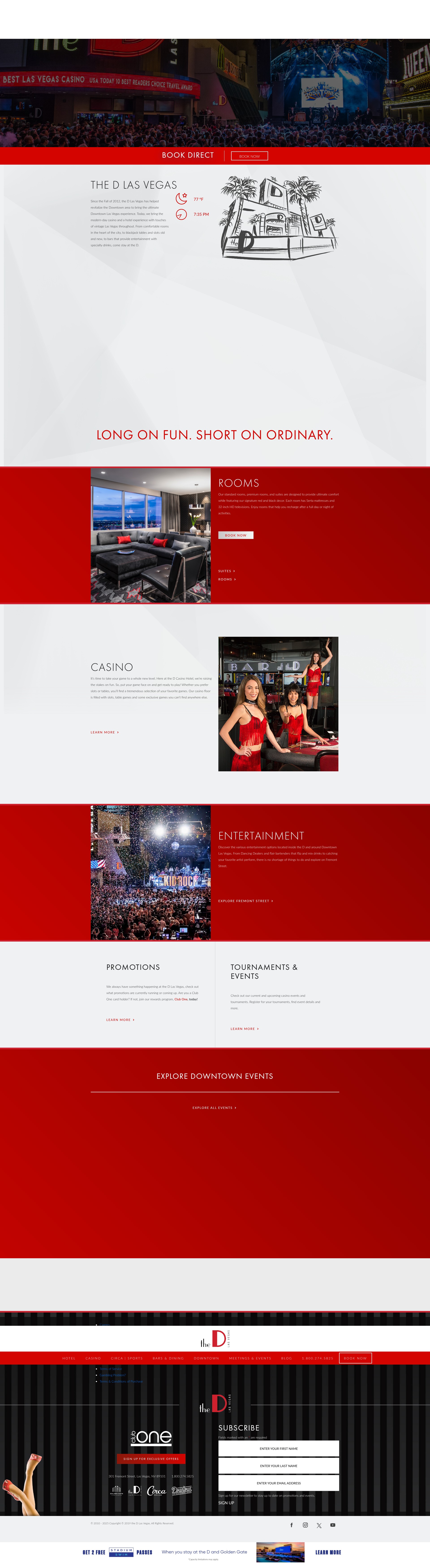 Screenshot of thed.com