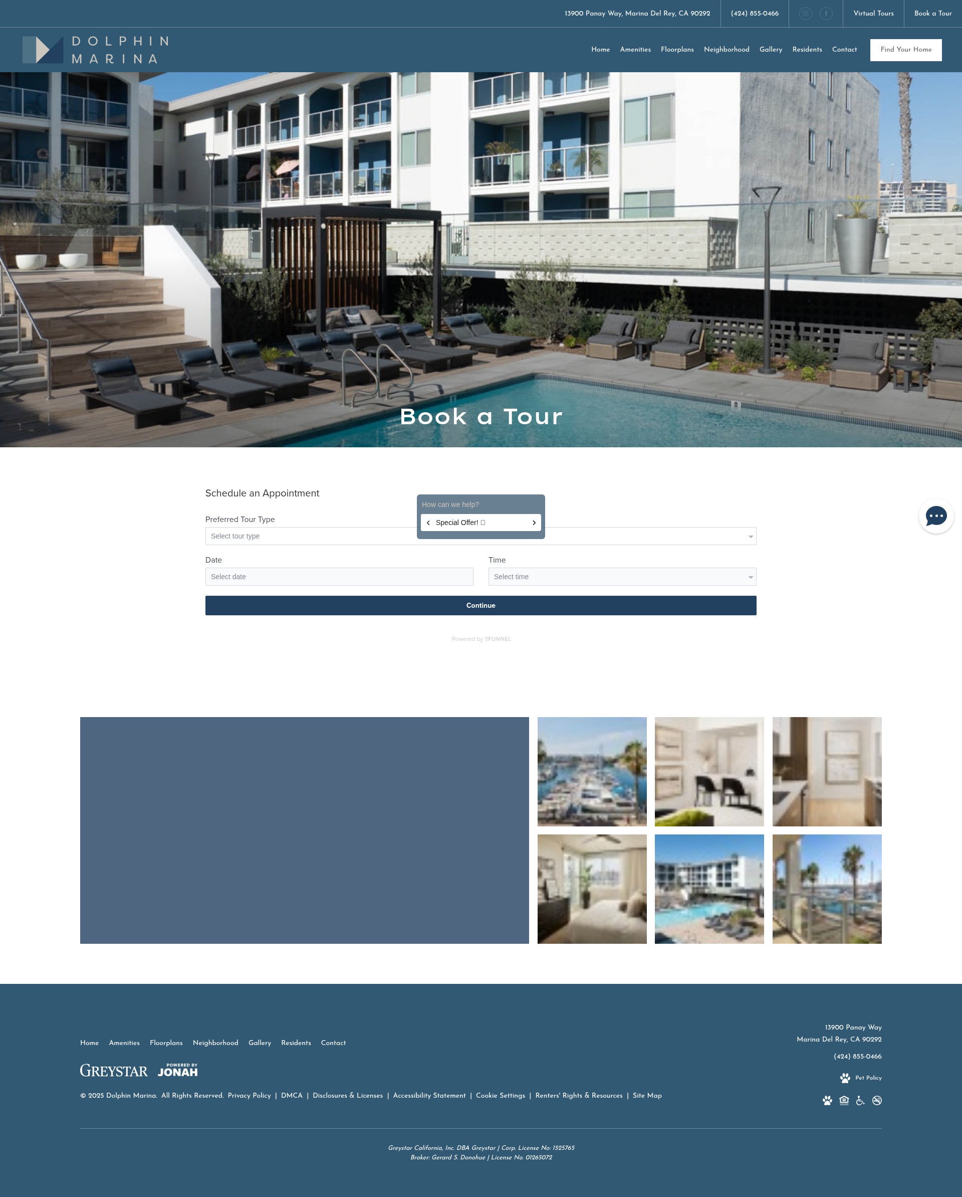 Screenshot of thedolphinmarinaapts.com