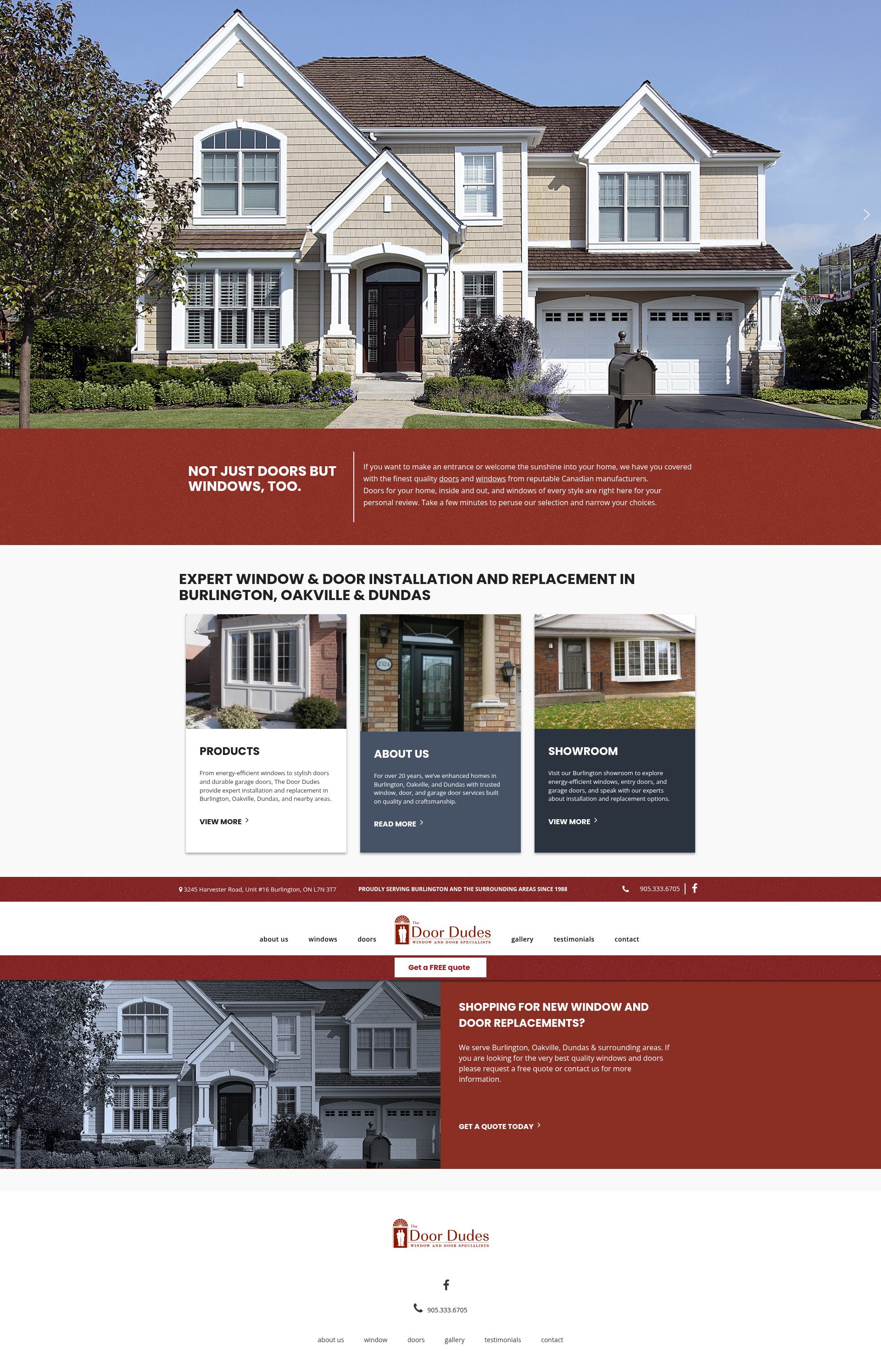 Screenshot of thedoordudes.com
