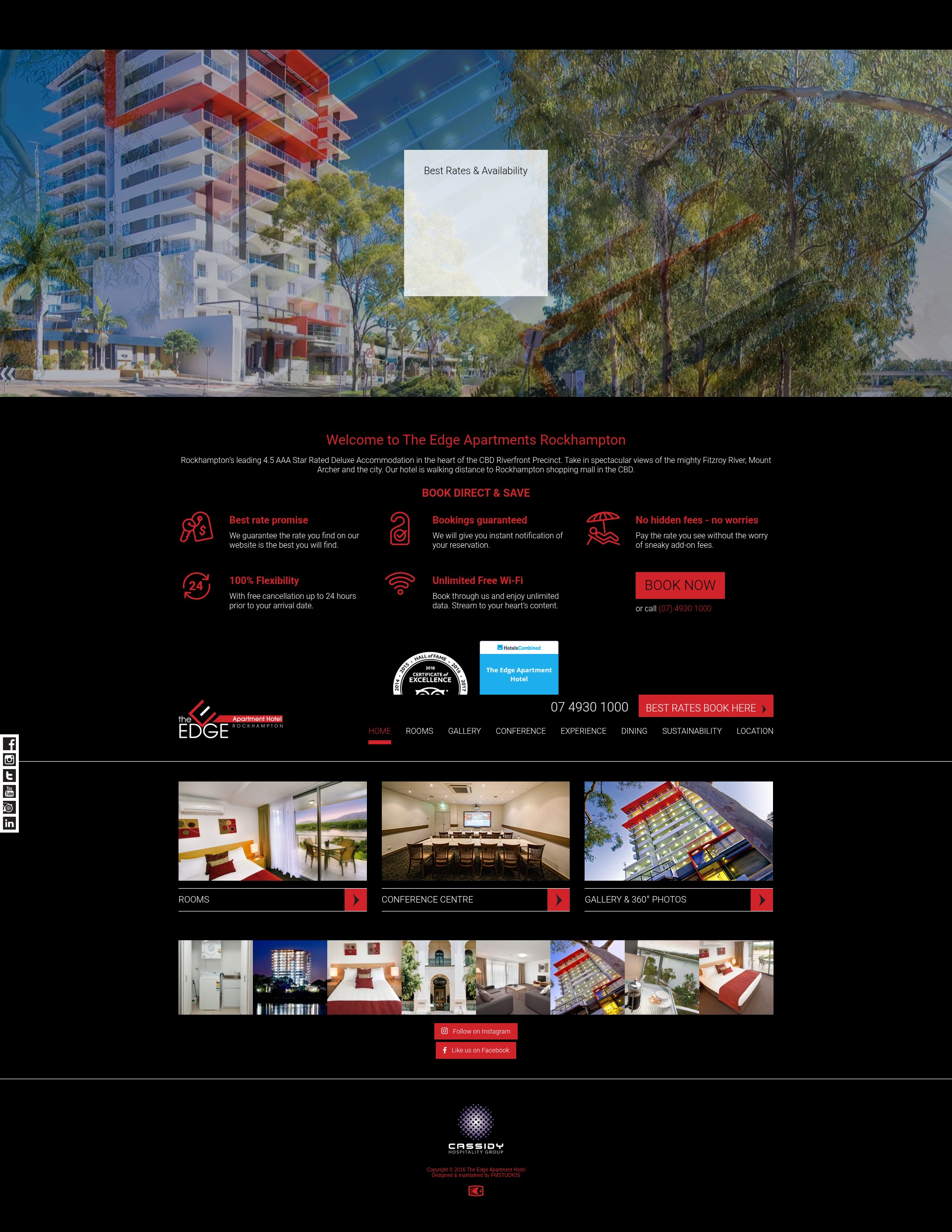 Screenshot of theedgeapartments.com.au