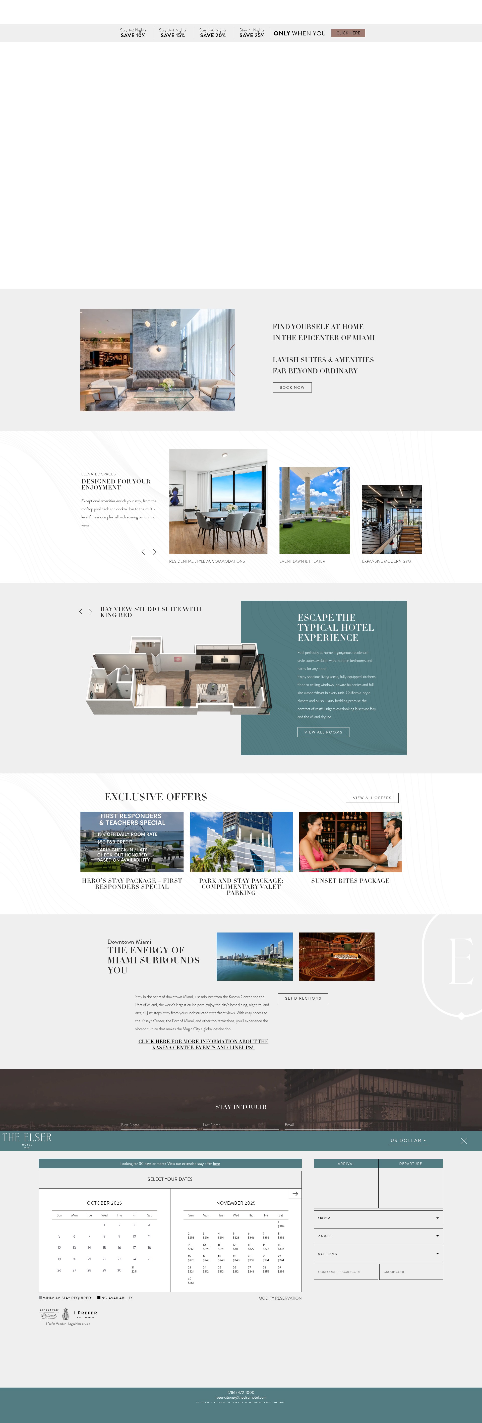 Screenshot of theelserhotel.com