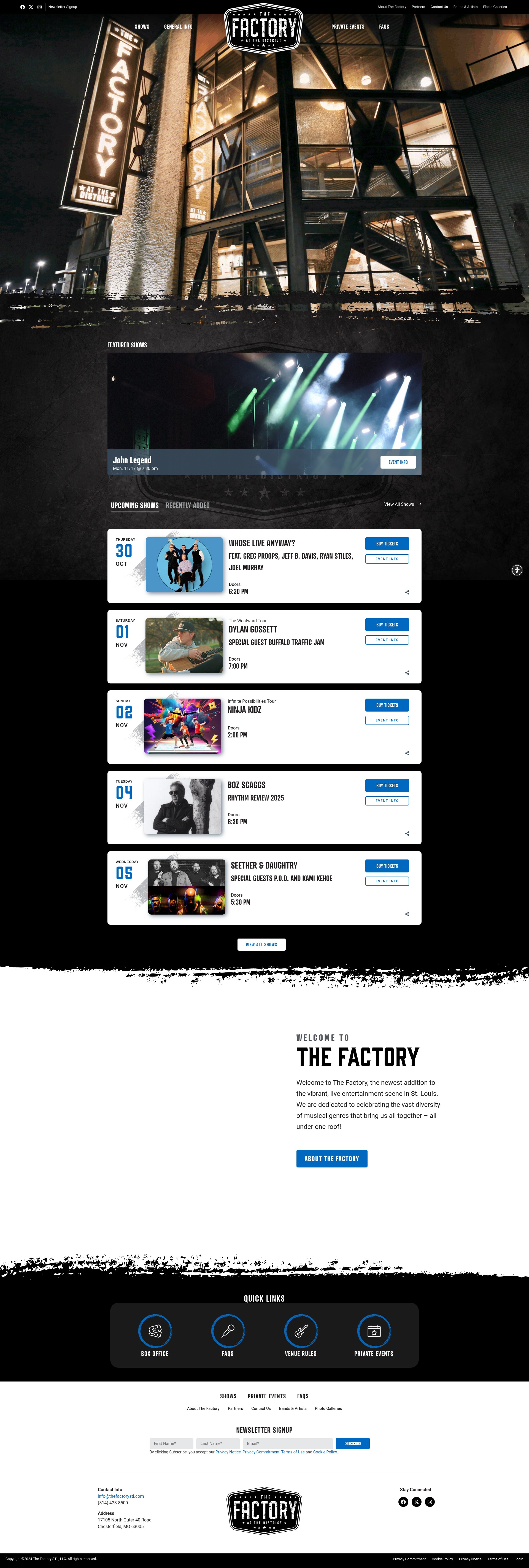 Screenshot of thefactorystl.com