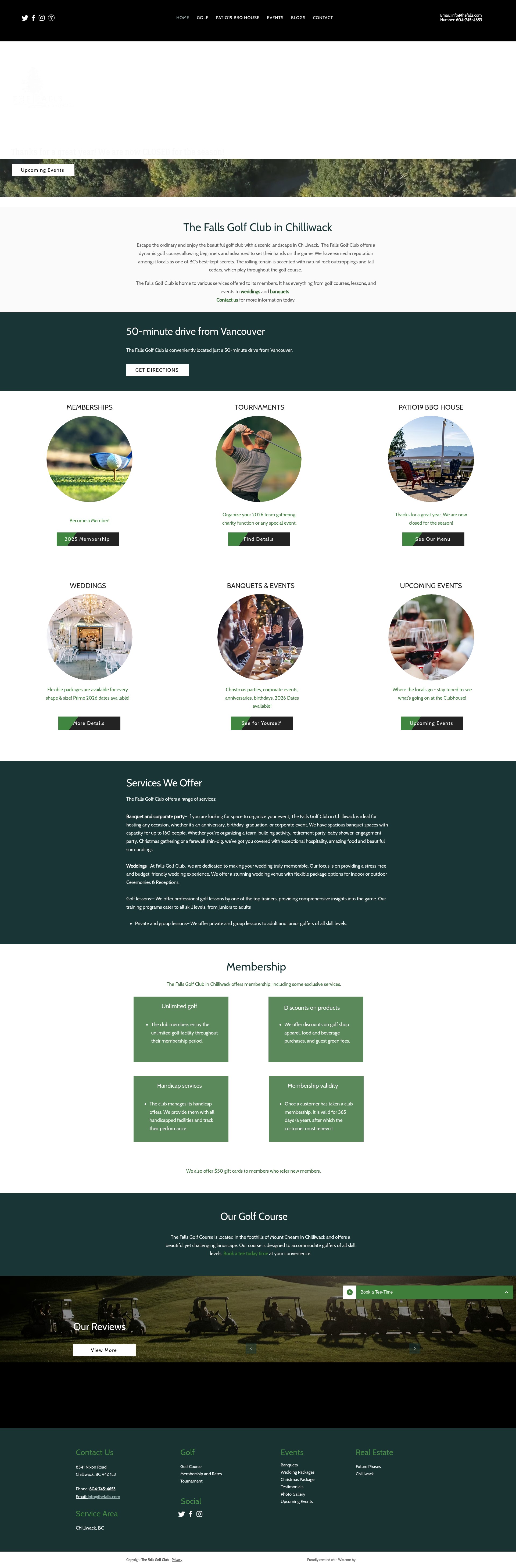 Screenshot of thefalls.com