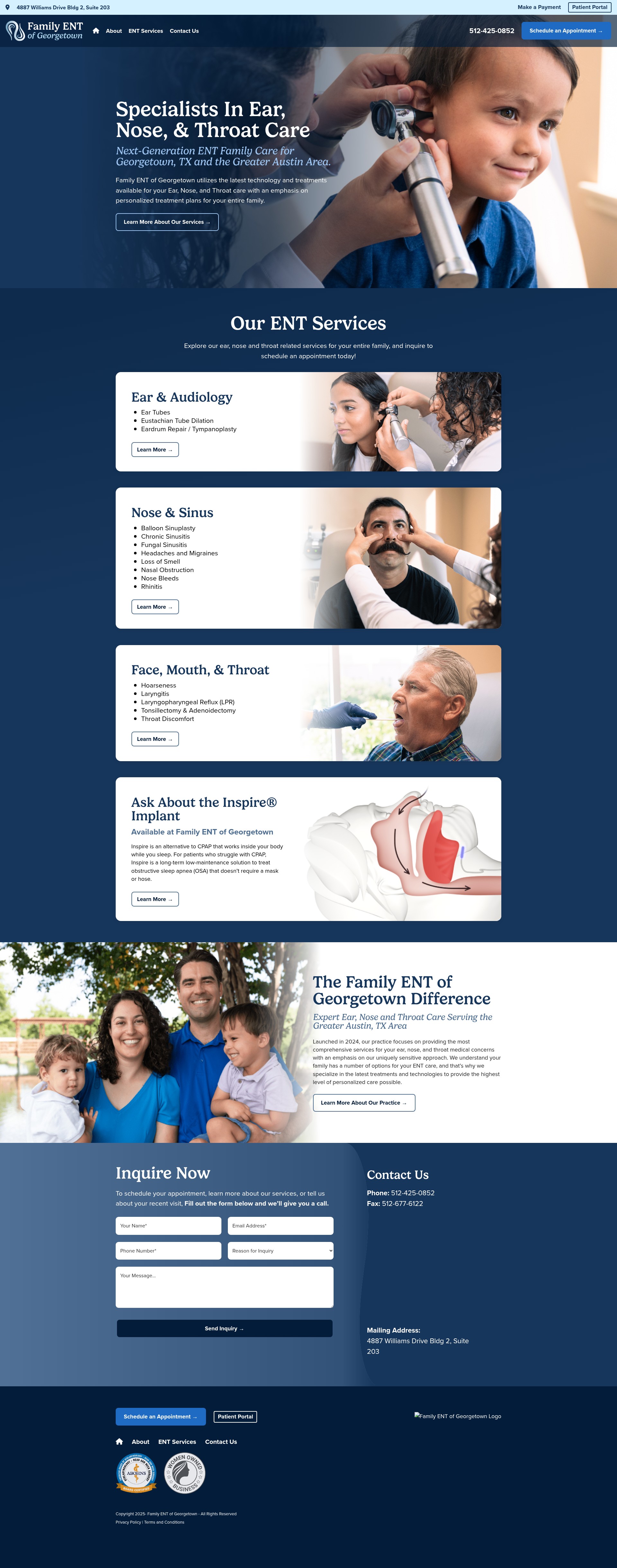 Screenshot of thefamilyent.com