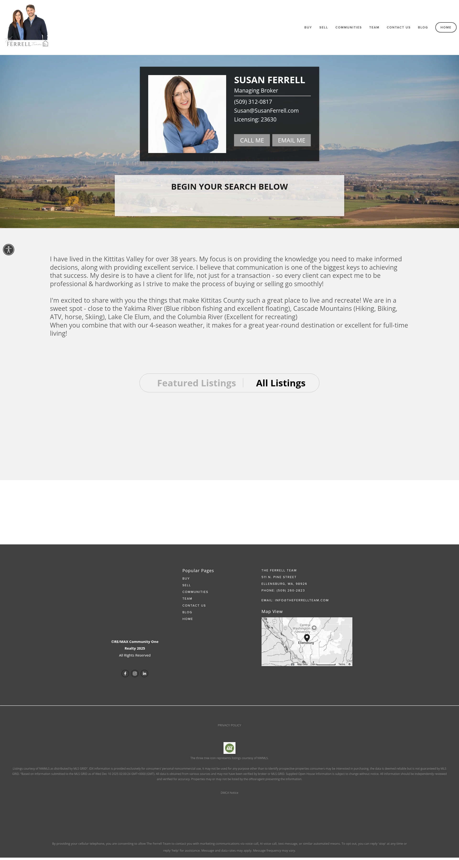 Screenshot of theferrellteam.com
