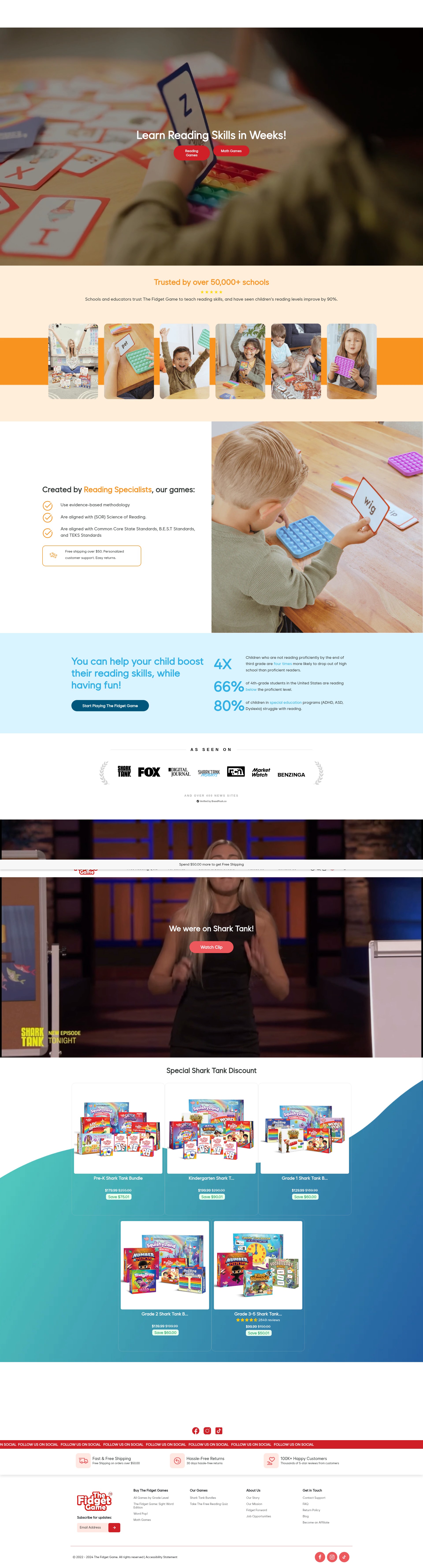 Screenshot of thefidgetgame.com