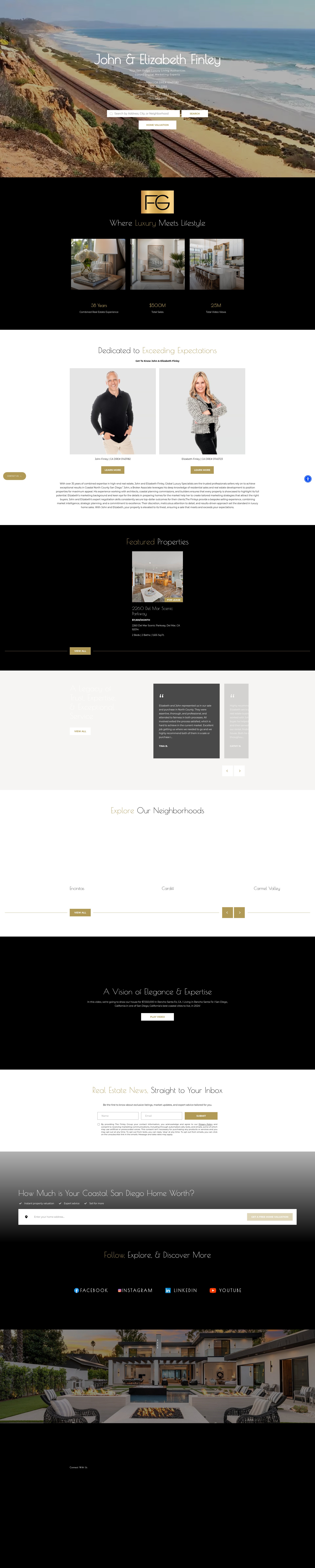 Screenshot of thefinleygroup.com