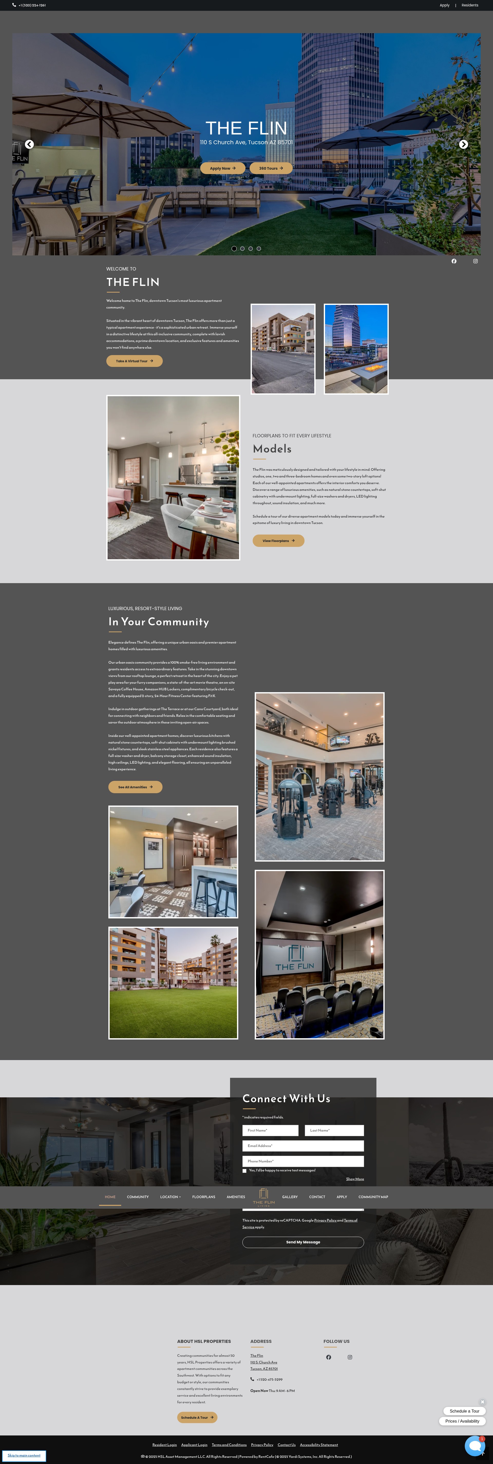 Screenshot of theflin.com