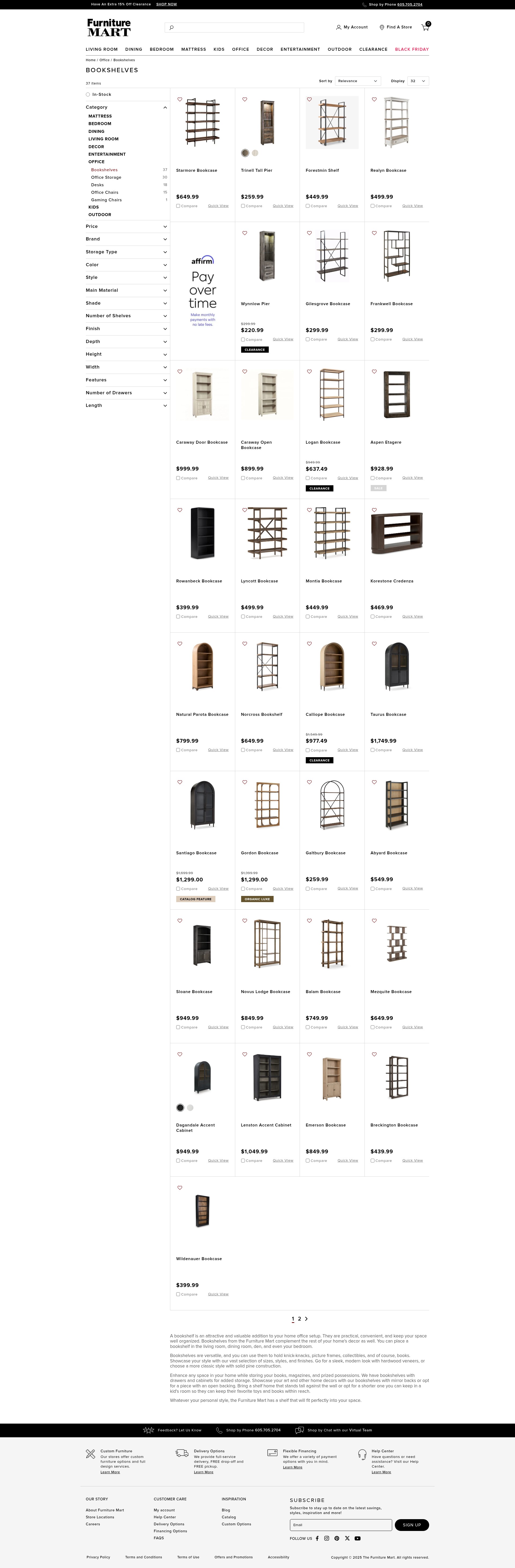Screenshot of thefurnituremart.com