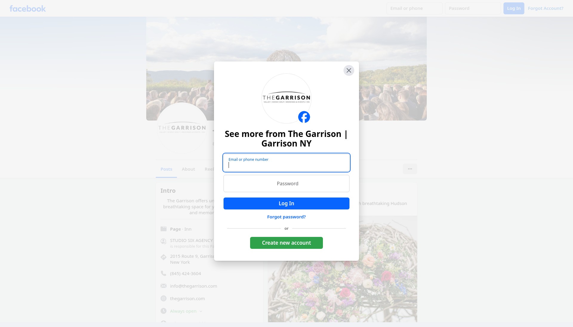 Screenshot of thegarrison.com